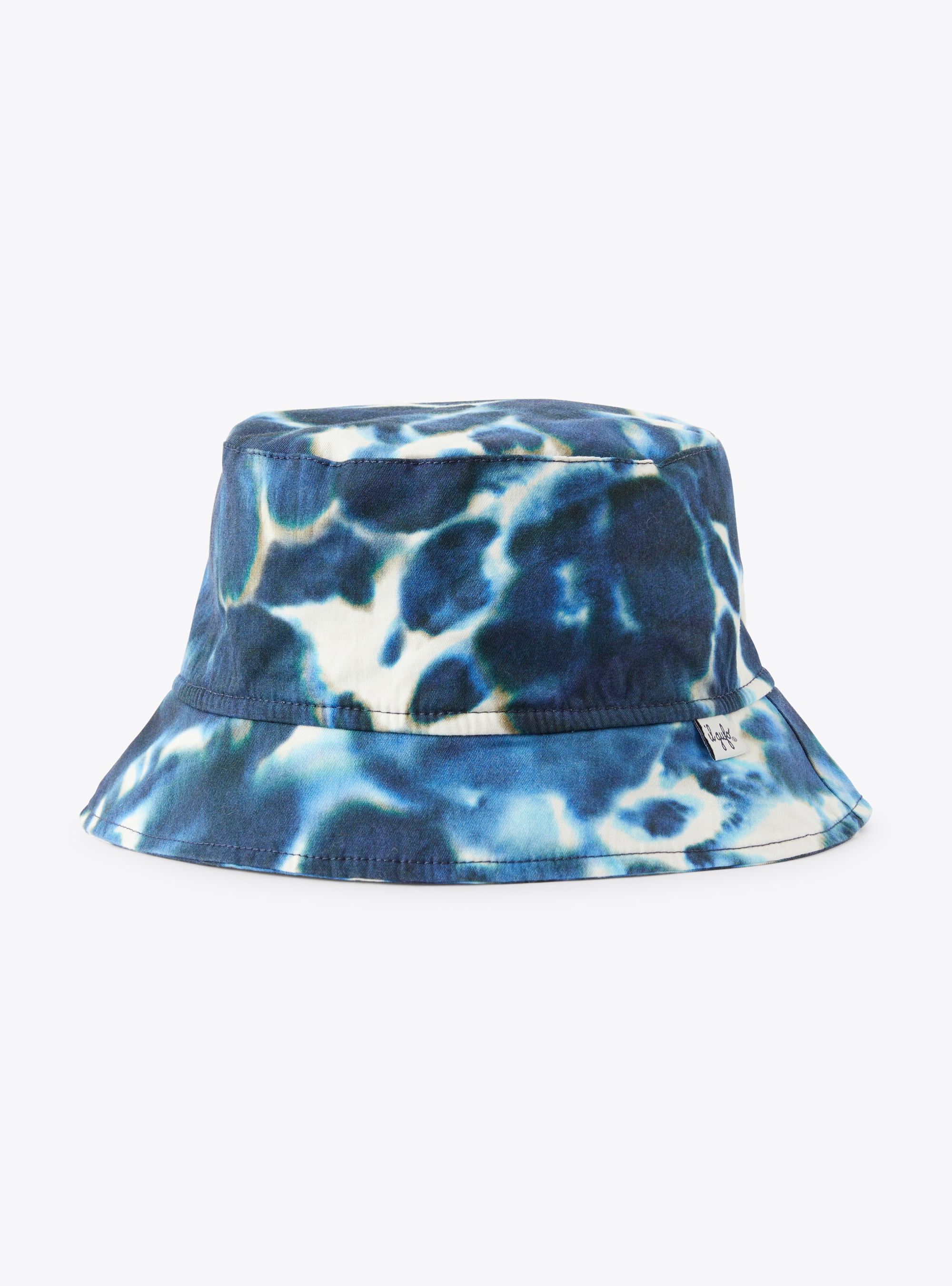 Fisherman’s hat with an exclusive print design - Blue | Il Gufo