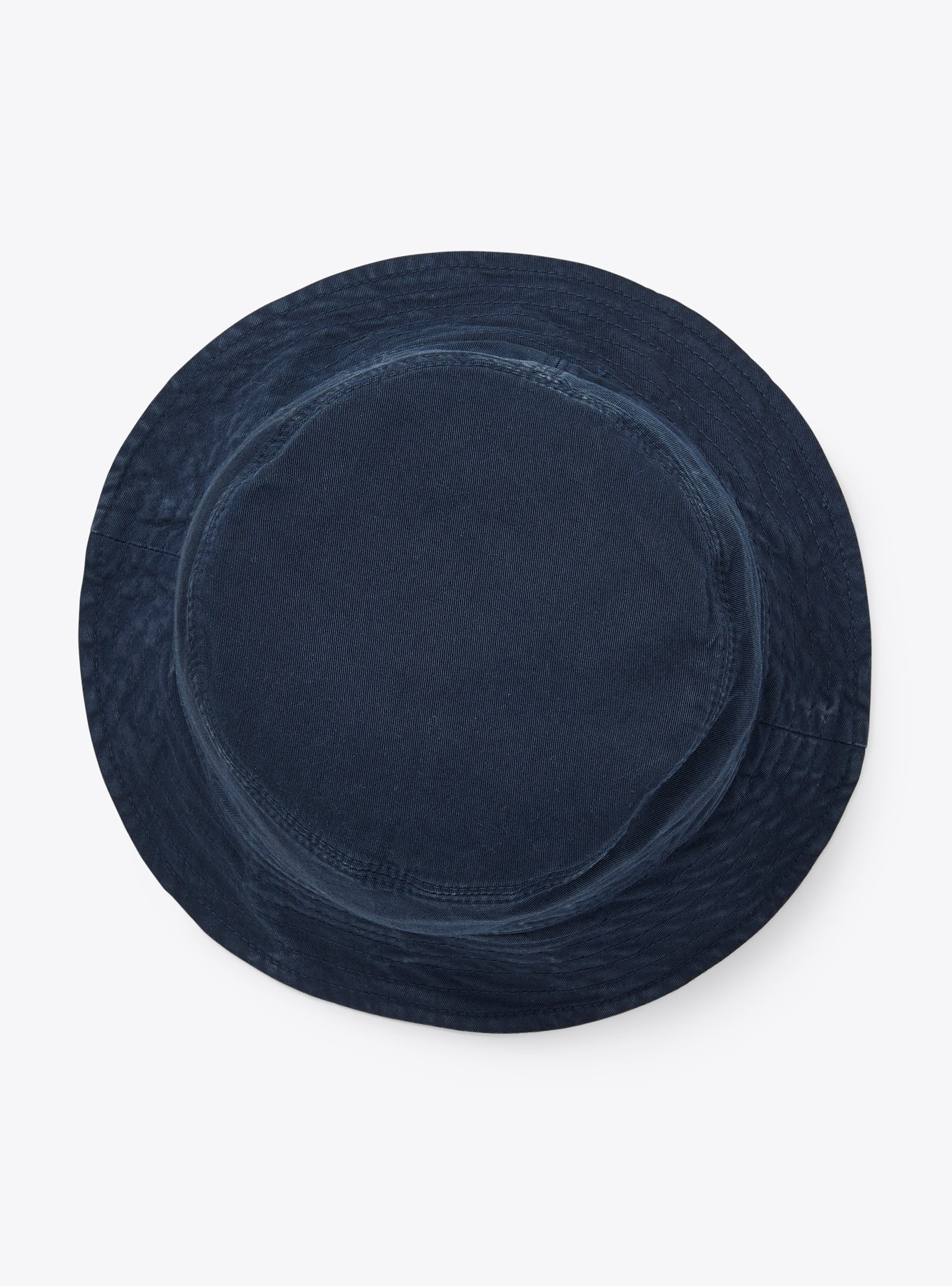 Fisherman’s hat in blue gabardine - Blue | Il Gufo