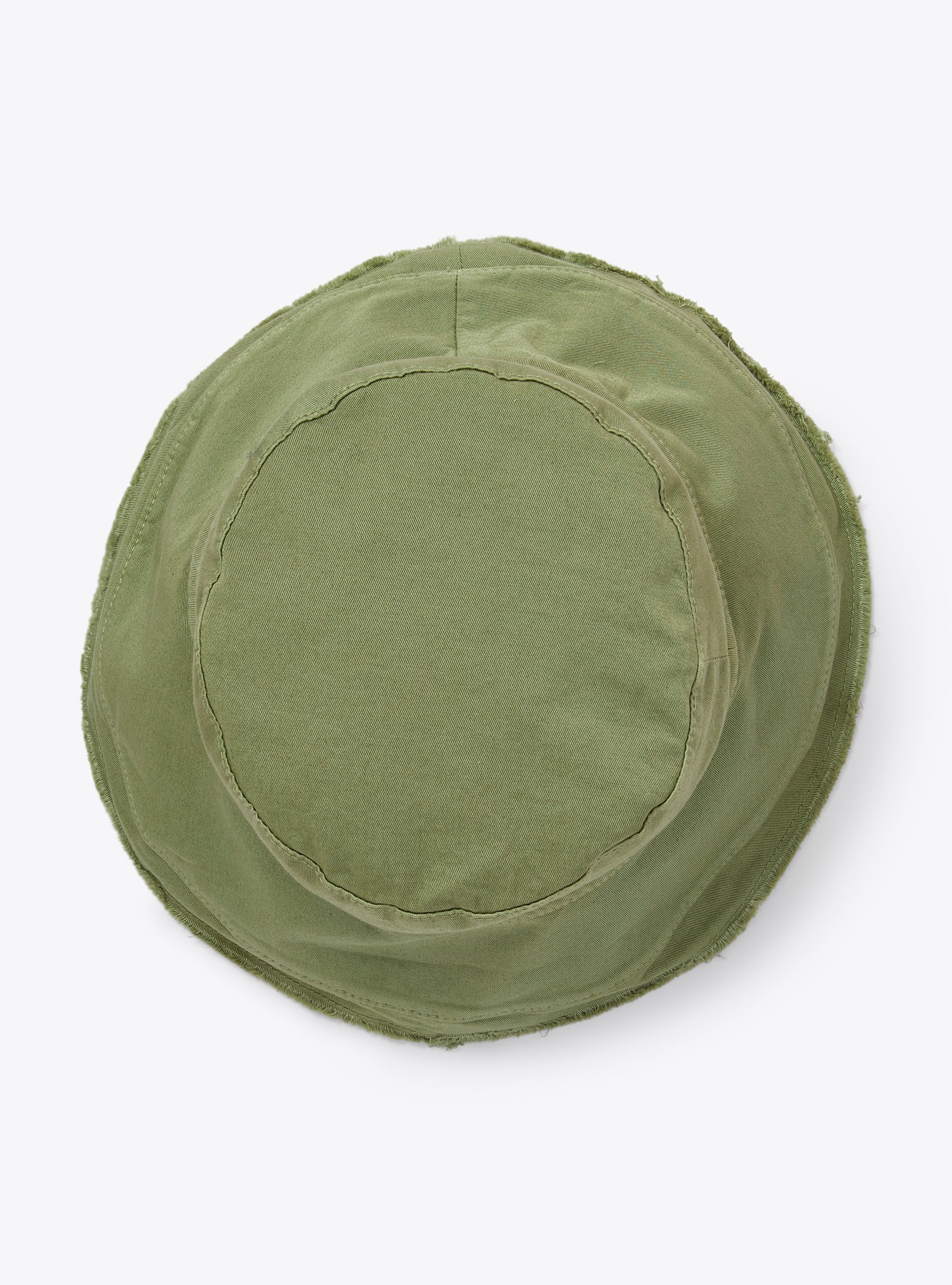 Fisherman’s hat in sage-green gabardine - Green | Il Gufo