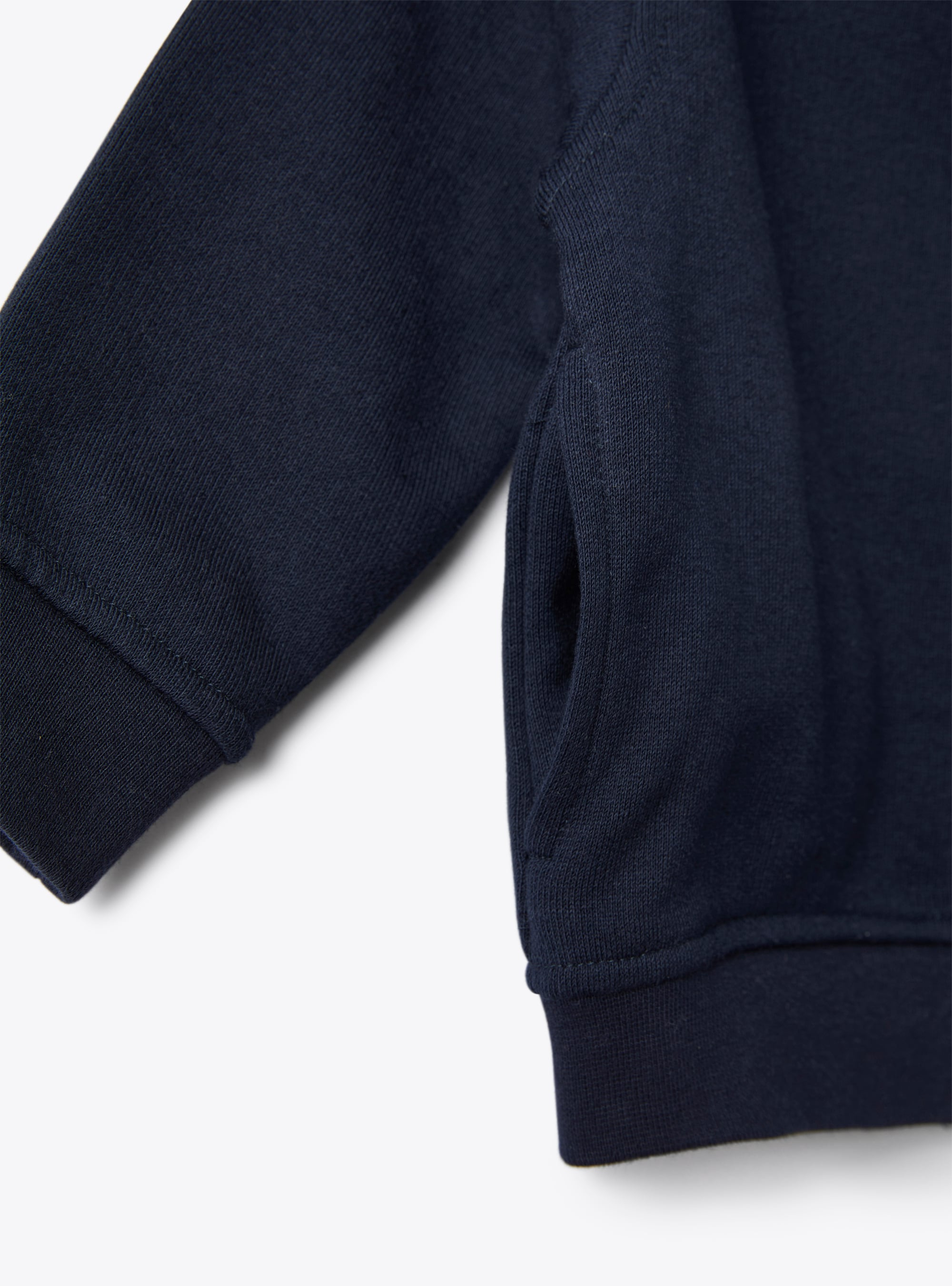 Blue fleece jacket for baby boys - Blue | Il Gufo