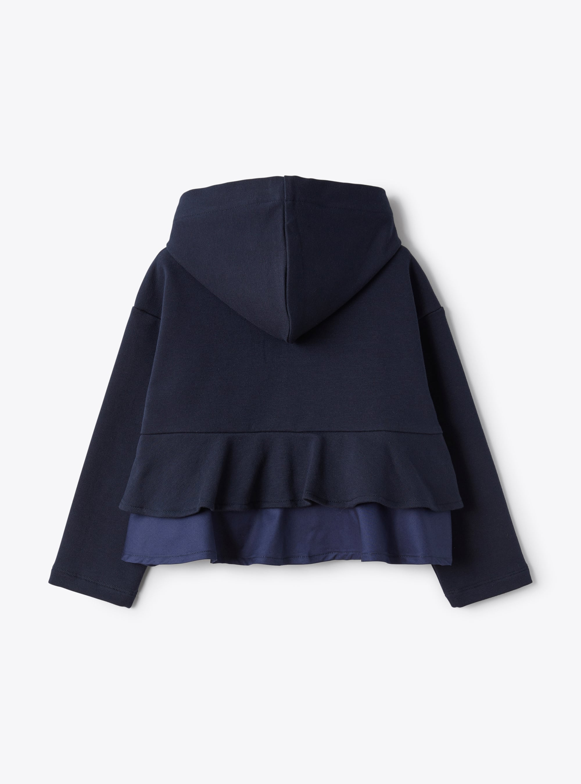 Jacket in blue stretch fleece - Blue | Il Gufo