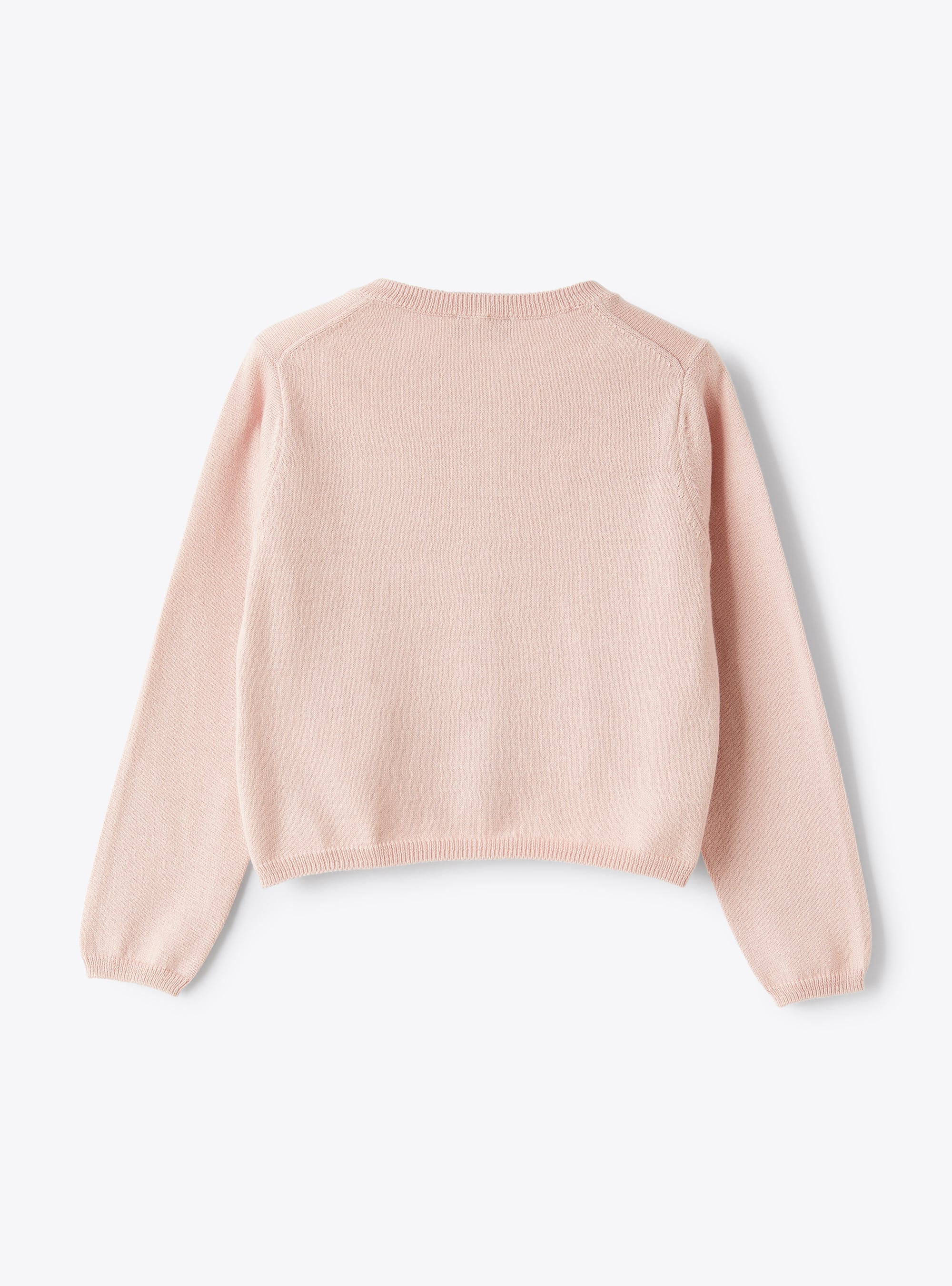 Organic cotton cardigan - Pink | Il Gufo