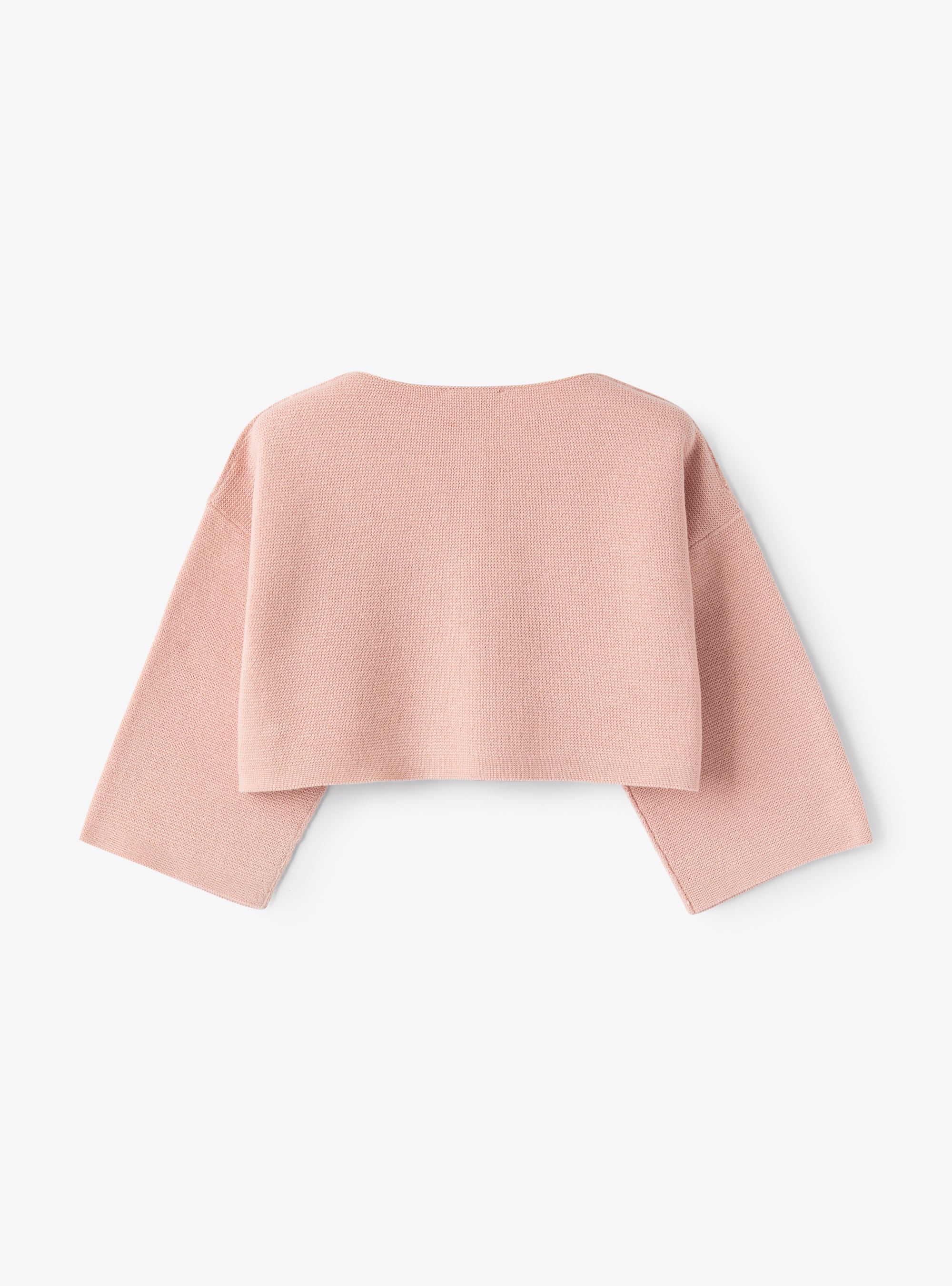 Double-breasted organic cotton cardigan - Pink | Il Gufo