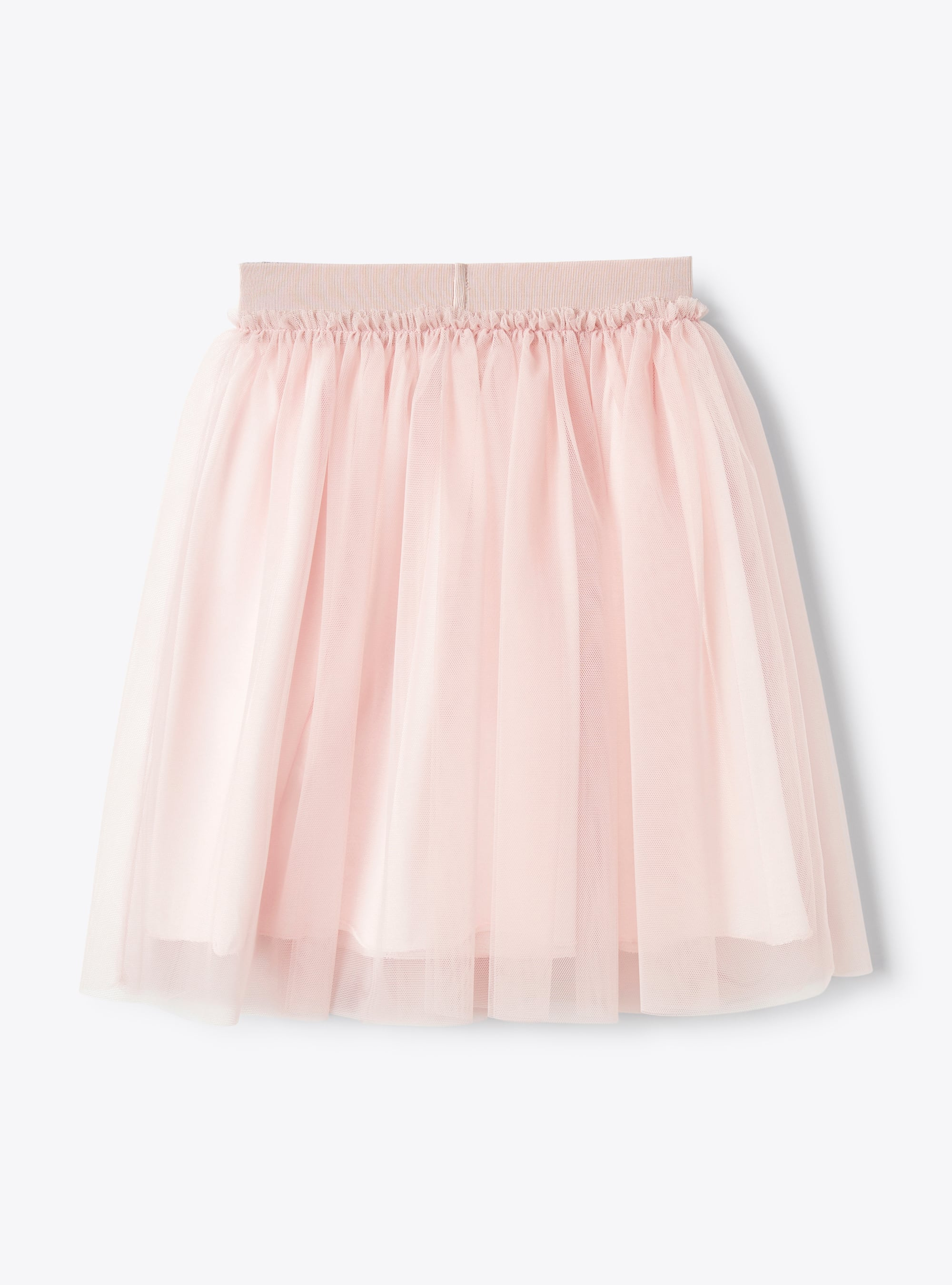 Skirt in antique-rose tulle - Pink | Il Gufo