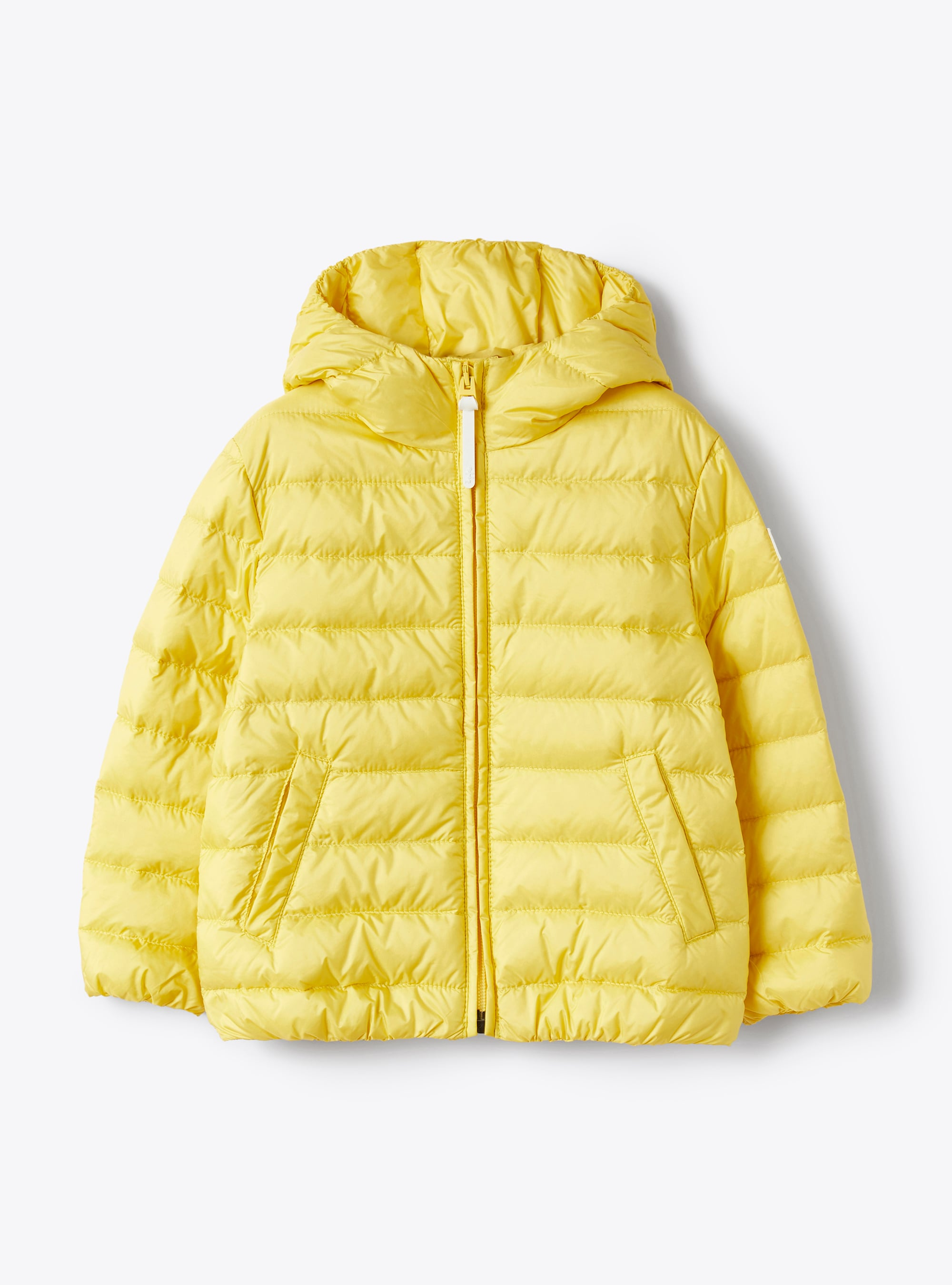 Short down-proof nylon down jacket - Yellow | Il Gufo