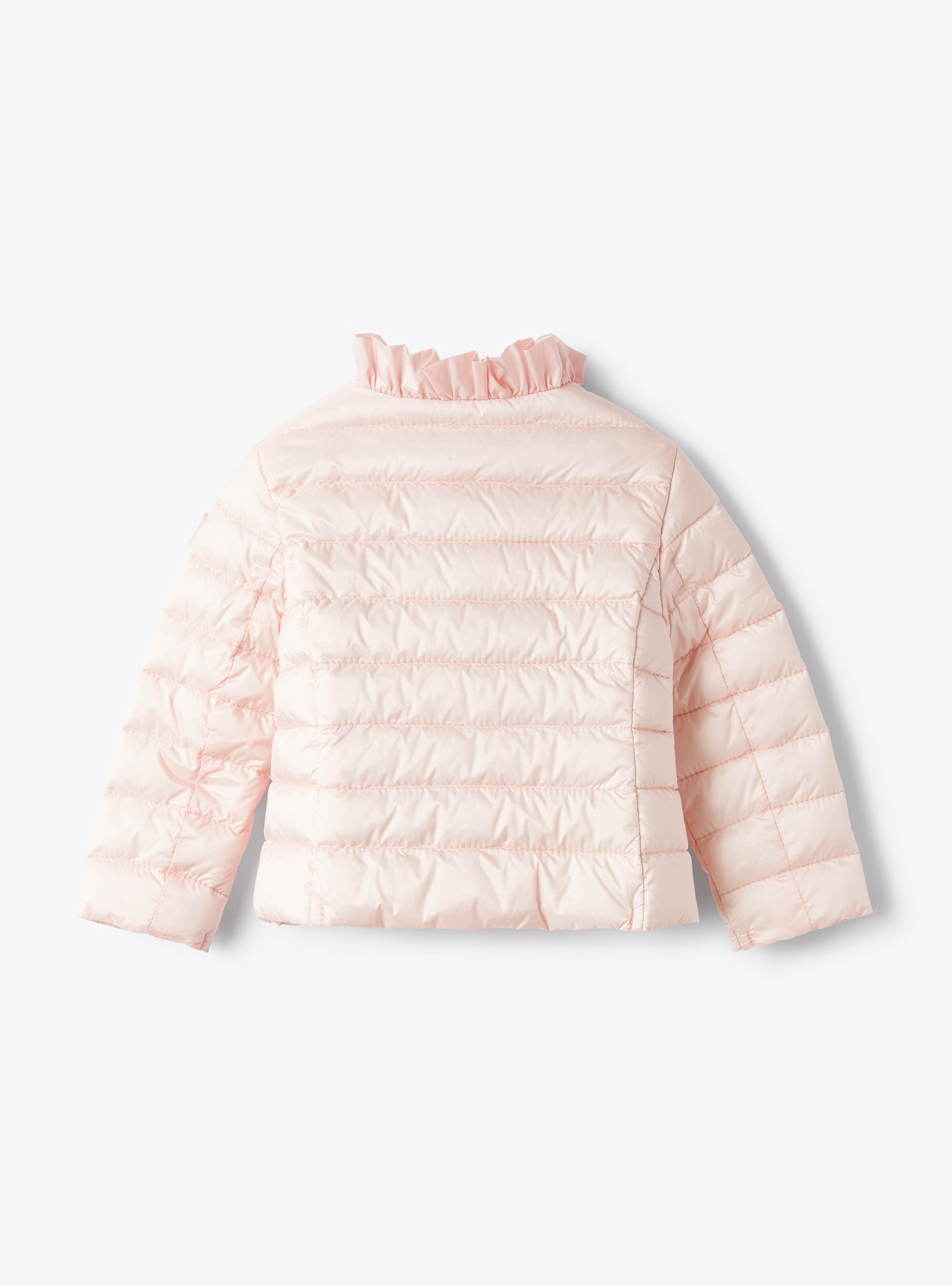 Short down-proof nylon down jacket - Pink | Il Gufo