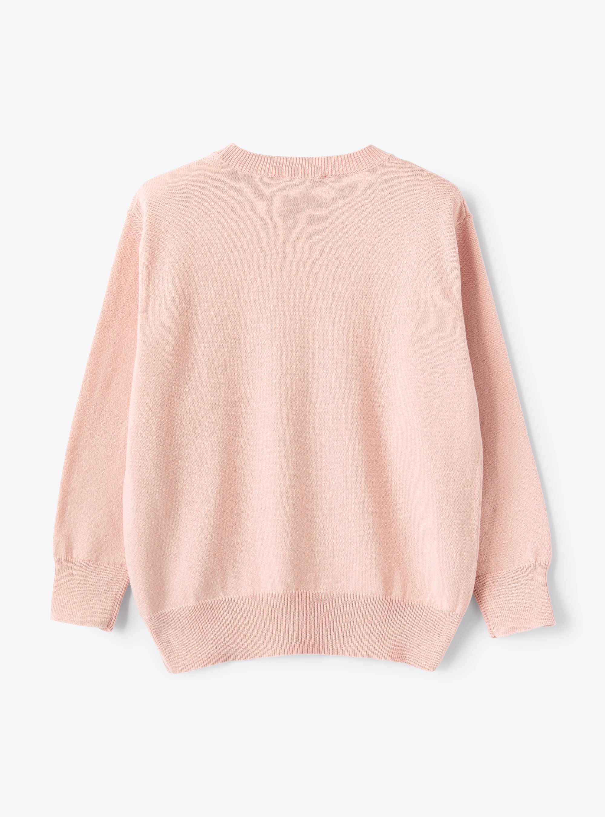 Organic cotton sweater - Pink | Il Gufo