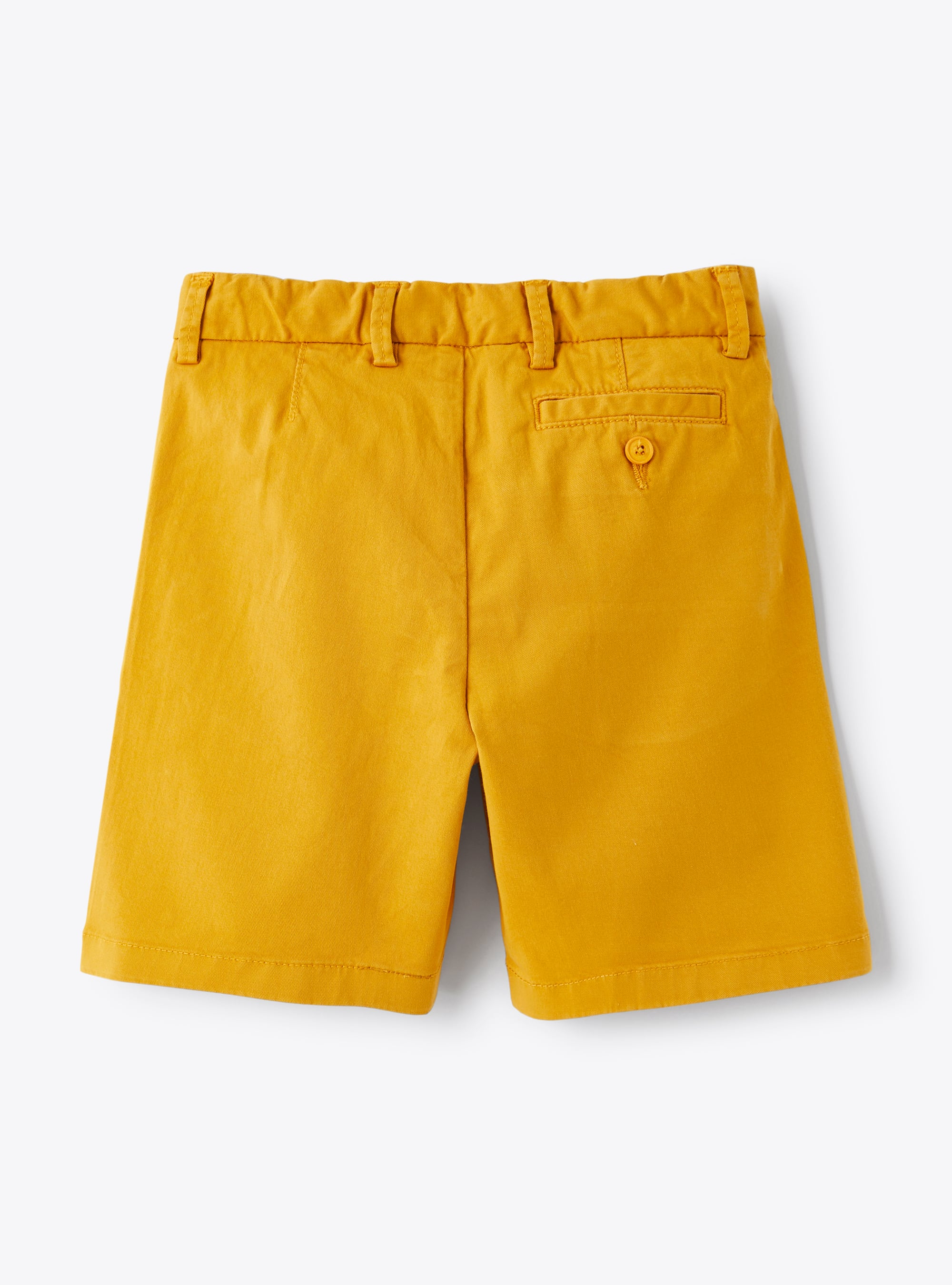 Bermuda shorts in cinnamon stretch gabardine - Brown | Il Gufo
