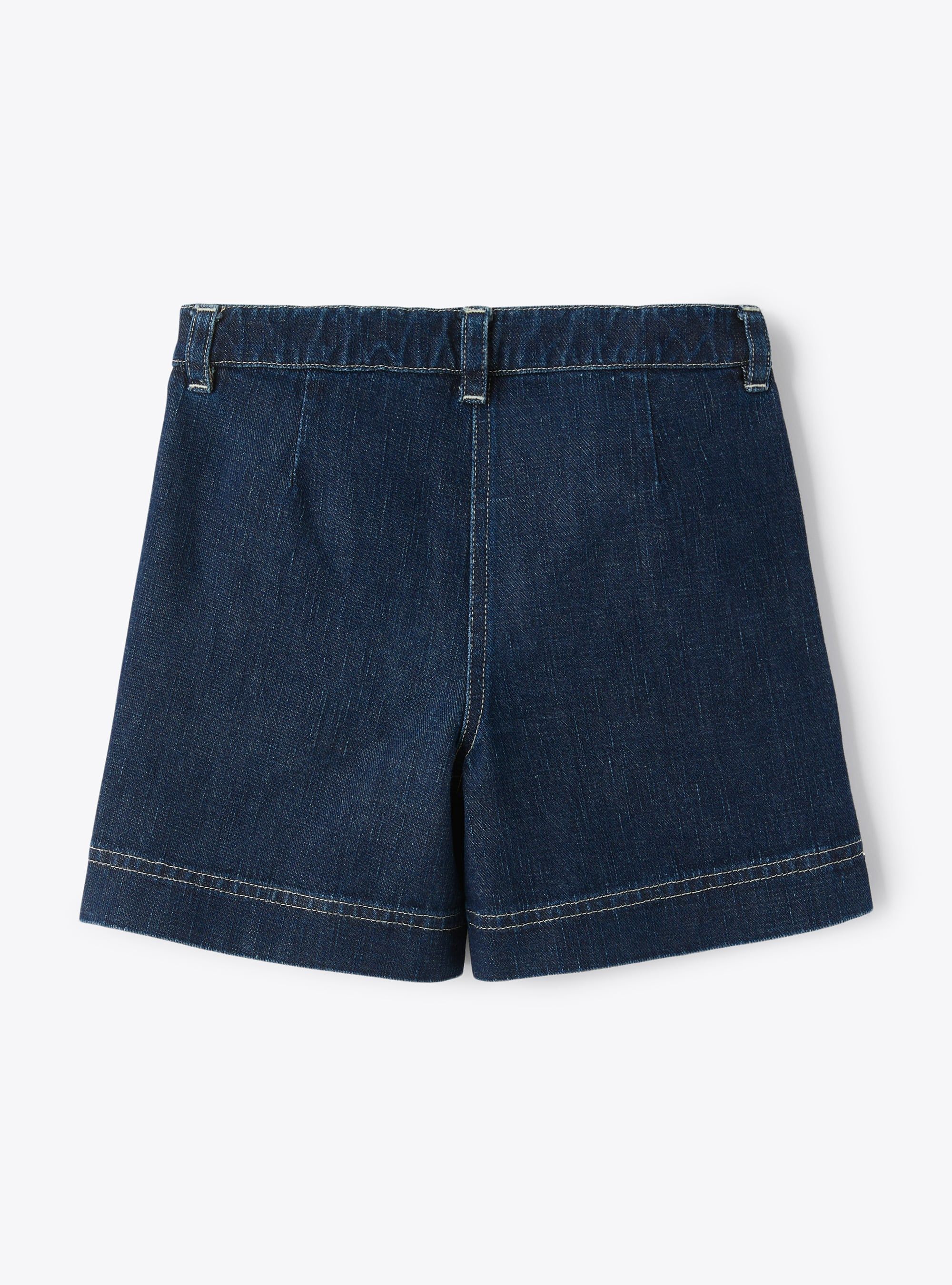 Bermuda shorts in denim blue - Blue | Il Gufo