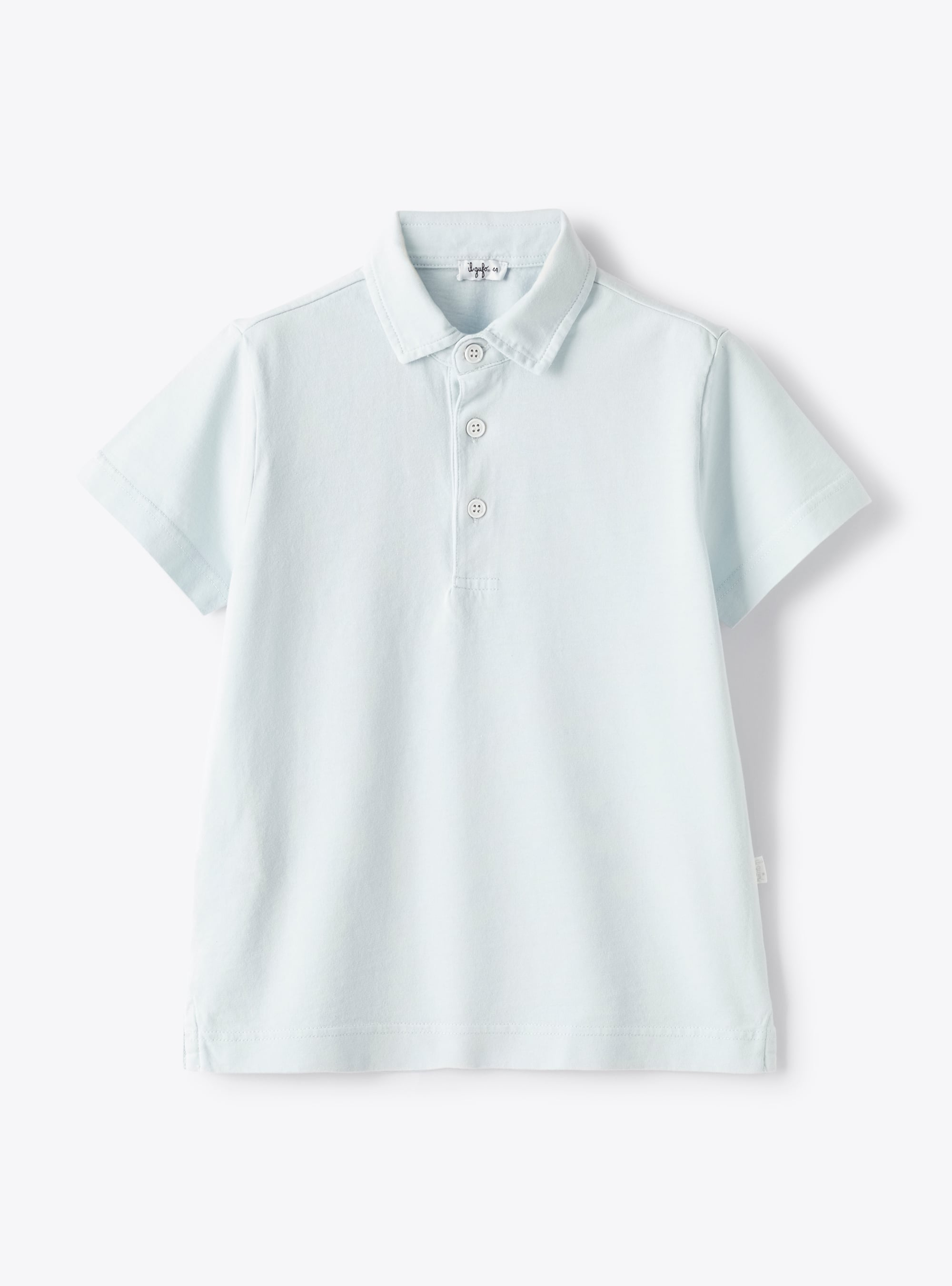 Polo en coton biologique blanc - T-shirts - Il Gufo