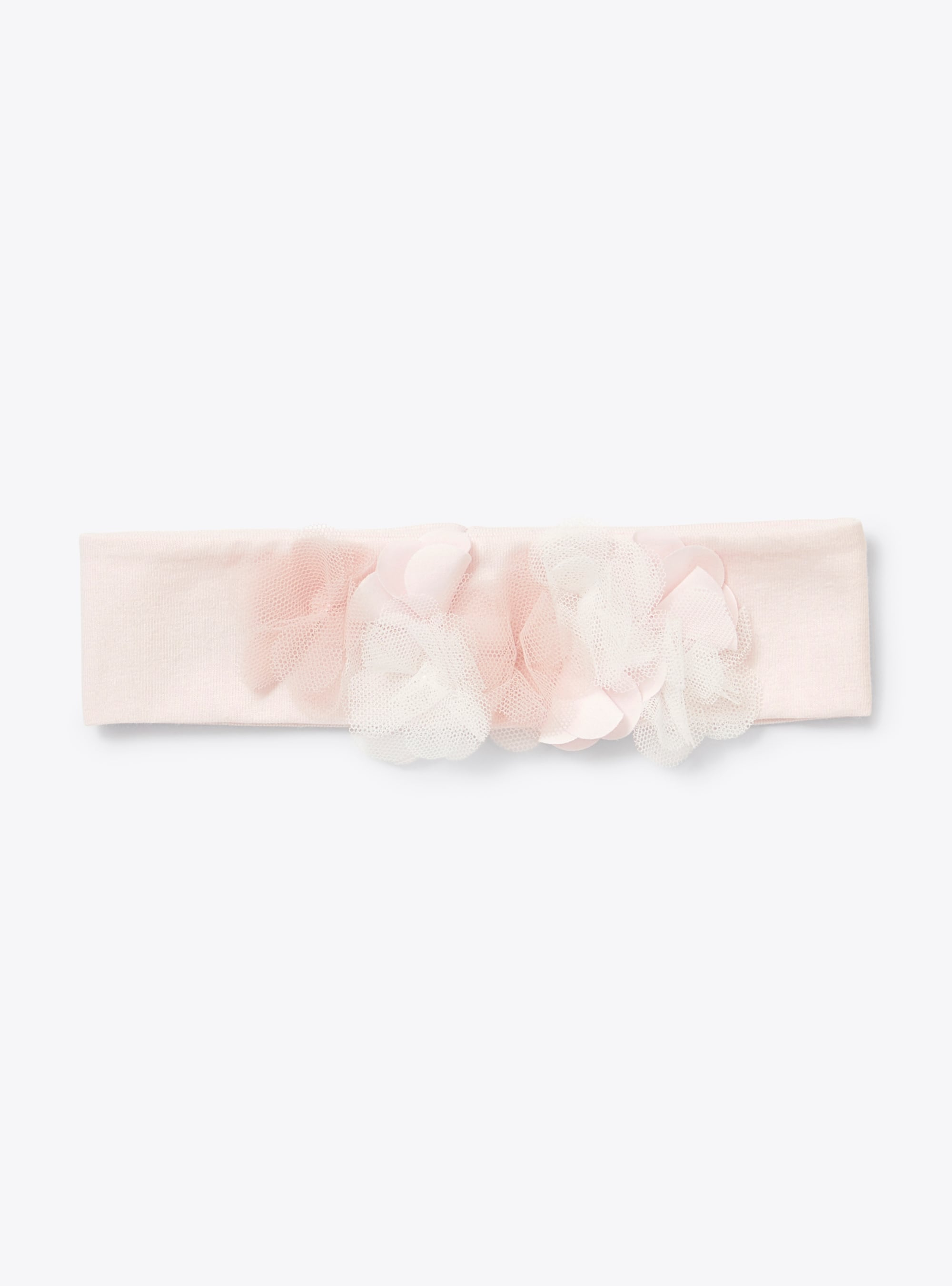 Headband for baby girls with tulle flowers - Accessories - Il Gufo