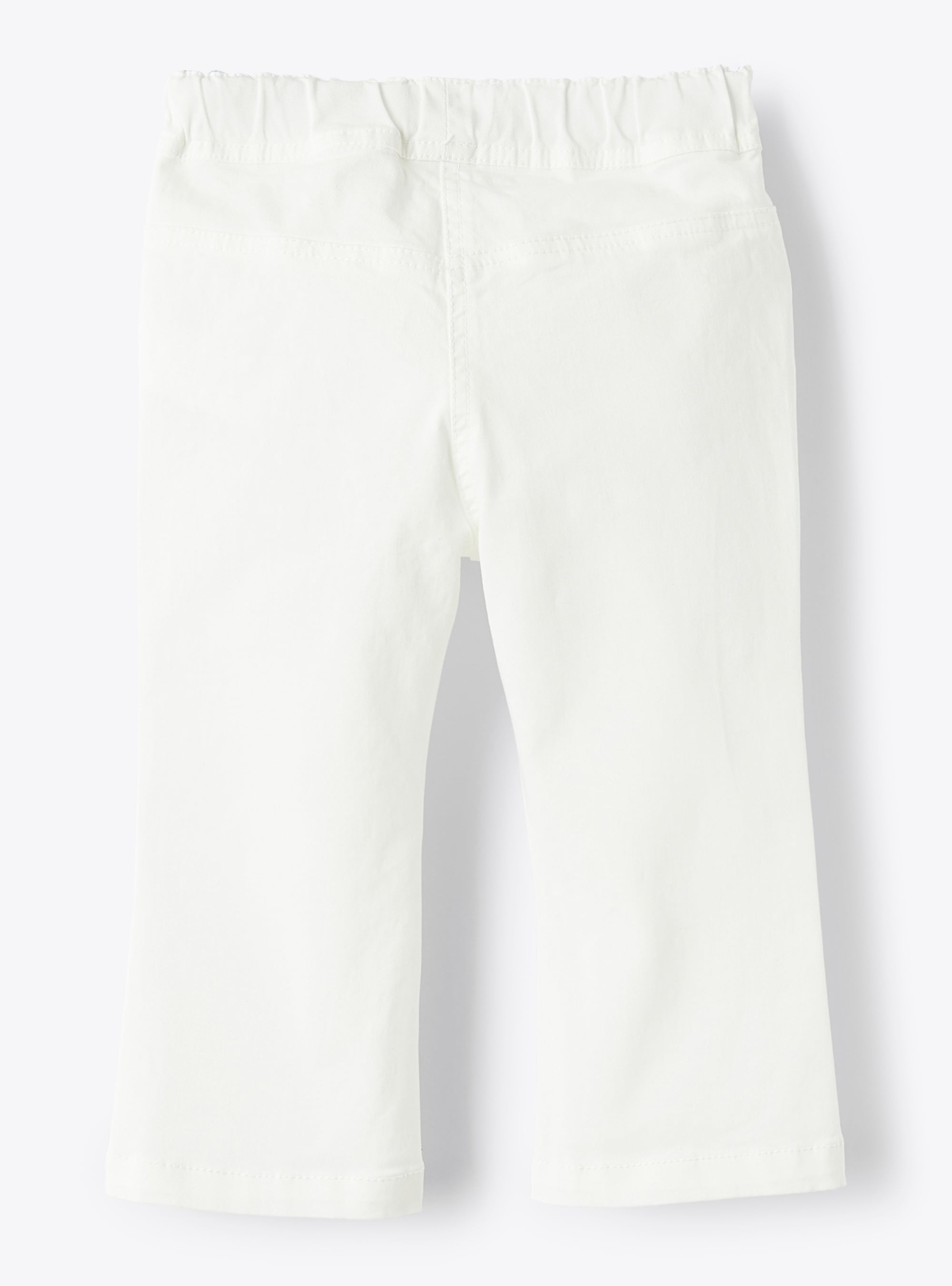 Белые укороченные брюки из габардина - БЕЛЫЙ | Il Gufo