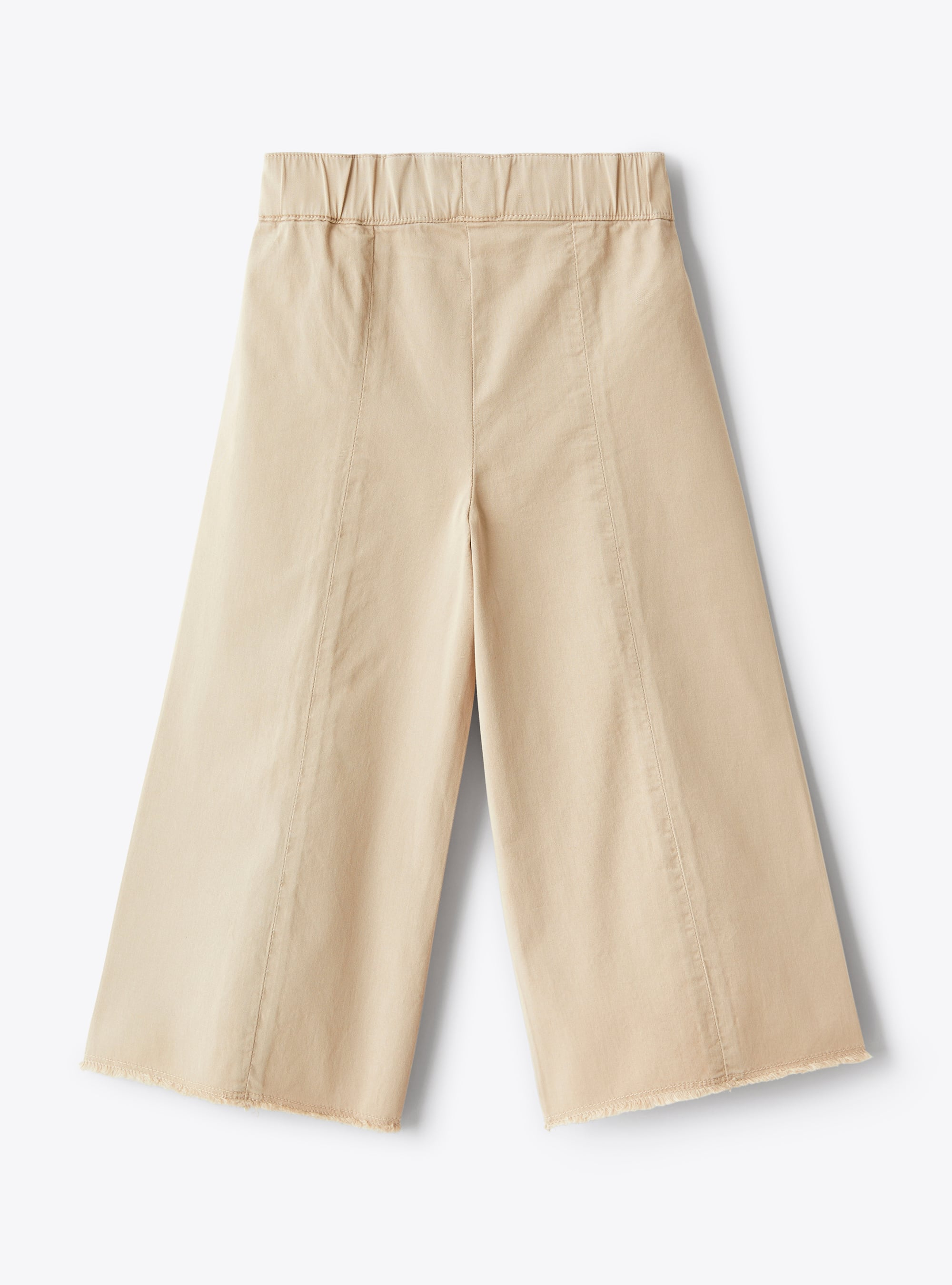 Белые брюки капри из габардина - Коричневый | Il Gufo