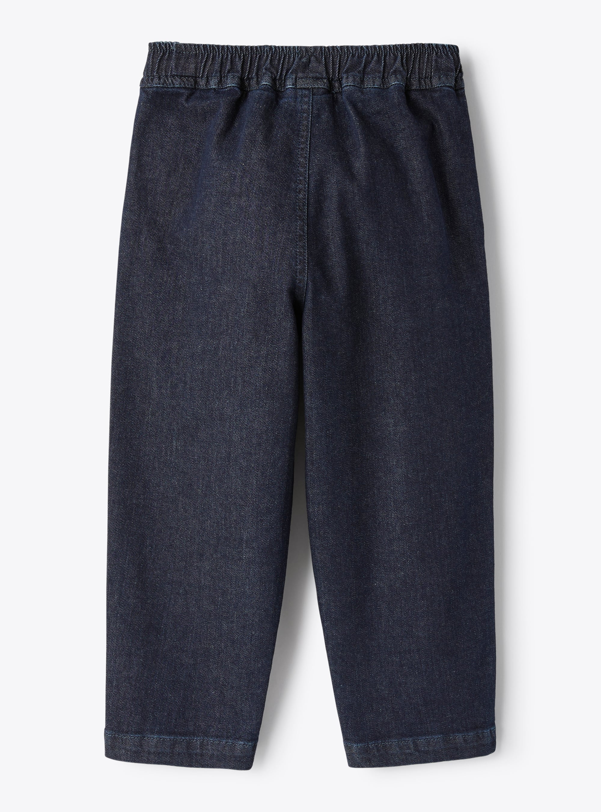Pantalone baggy in denim - Blu | Il Gufo