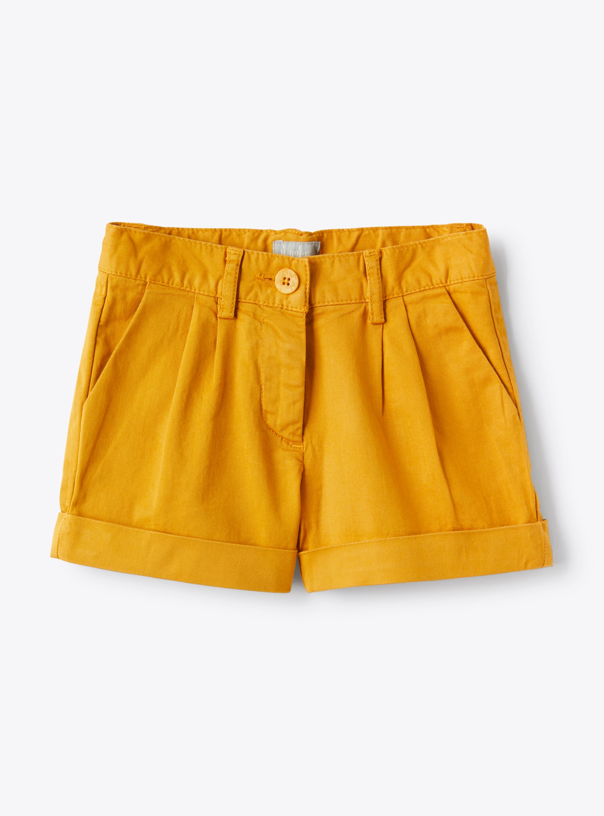 Shorts in cinnamon stretch gabardine - Brown | Il Gufo