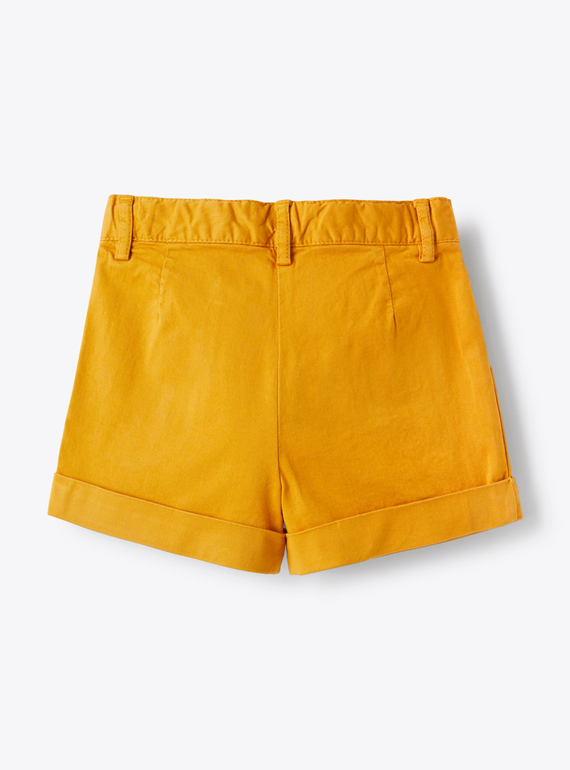 Shorts in cinnamon stretch gabardine - Brown | Il Gufo
