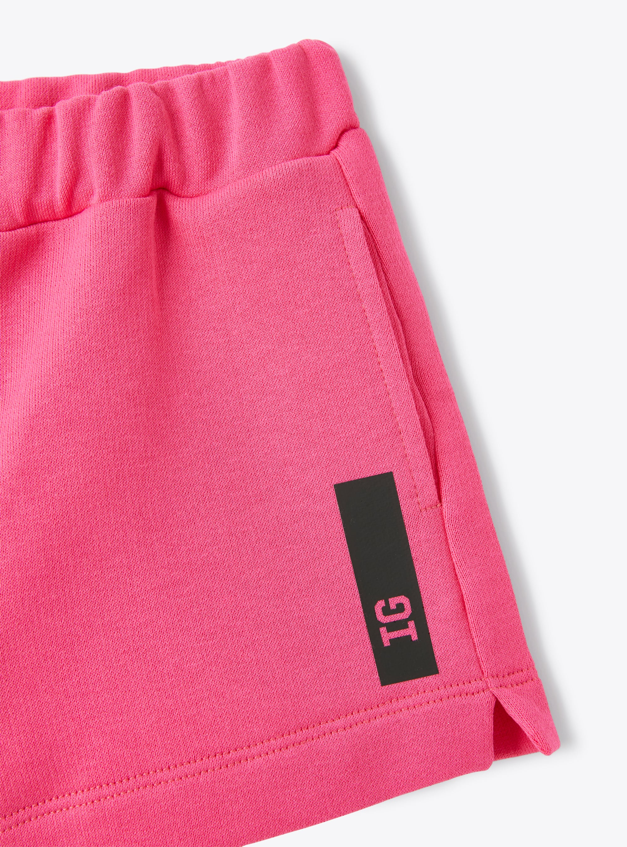 Shorts in fuchsia-pink fleece - Fuchsia | Il Gufo