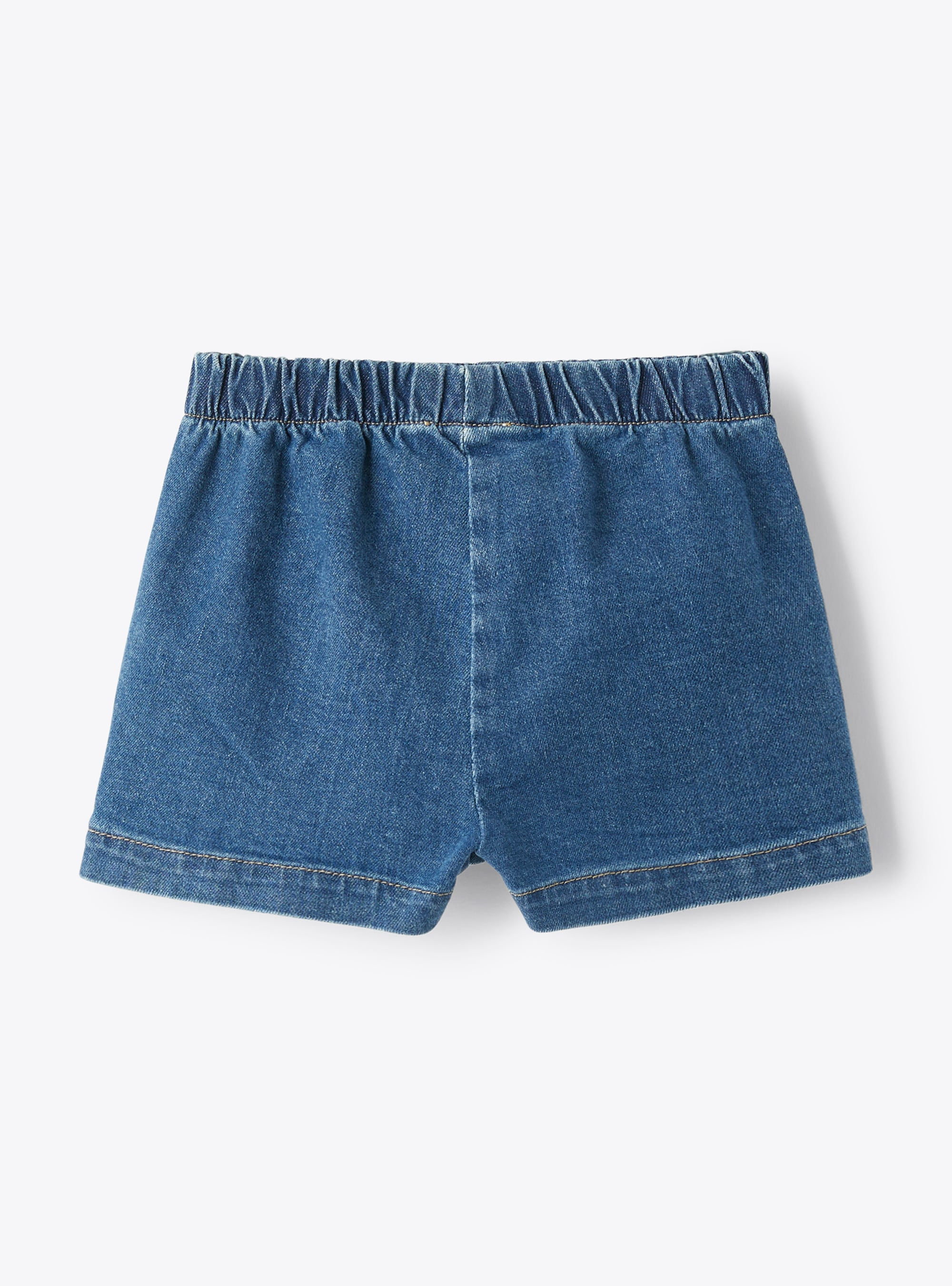 Shorts in stretch denim - Blue | Il Gufo