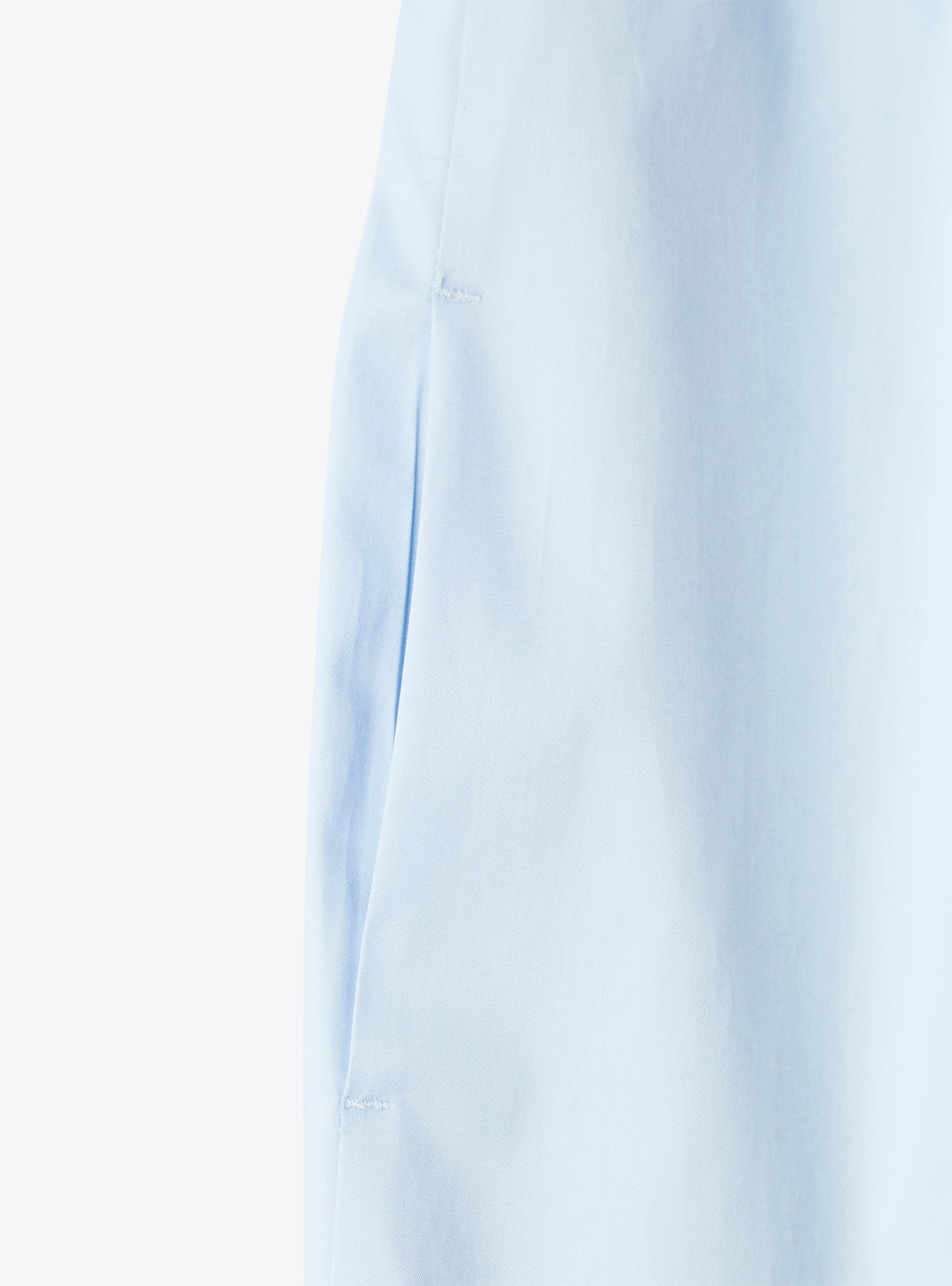 Полукомбинезон бледно-василькового цвета из эластичного поплина - Светло-синий | Il Gufo