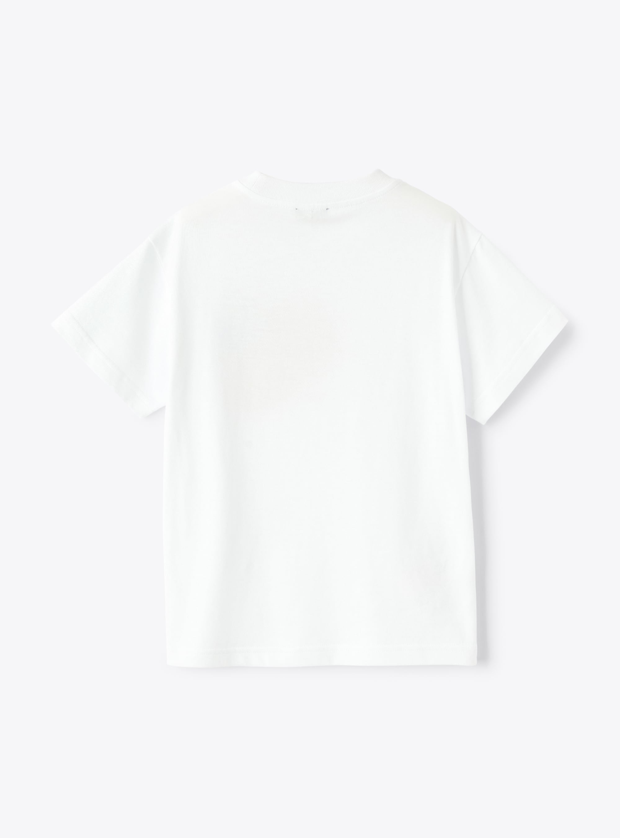 T-shirt for boys with a spray print pattern - Orange | Il Gufo