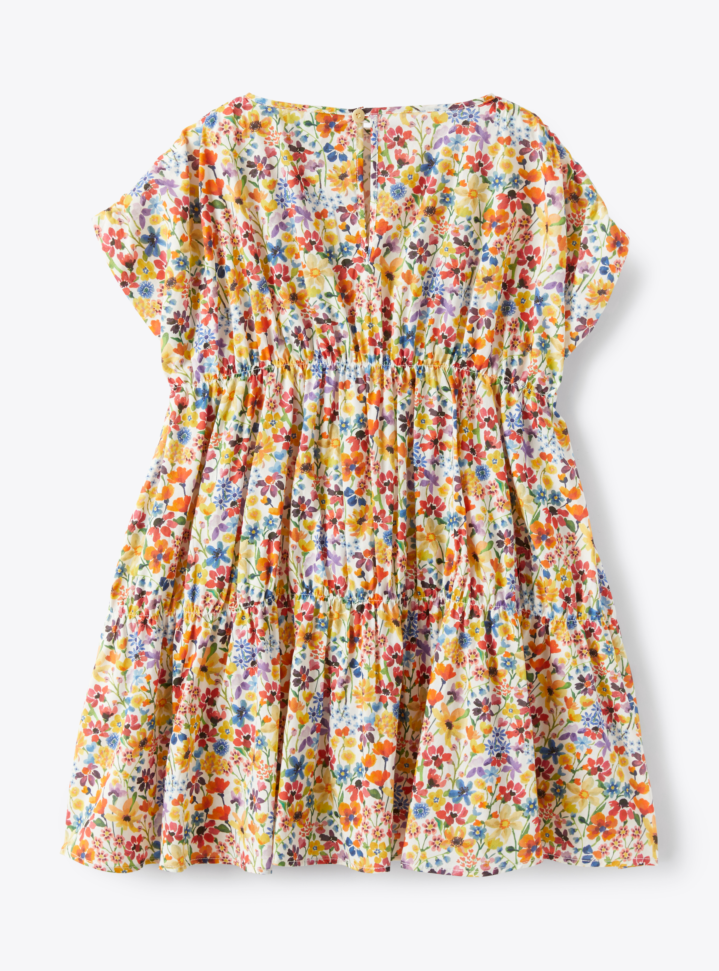 Kleid aus Liberty Fabric - Gelb | Il Gufo