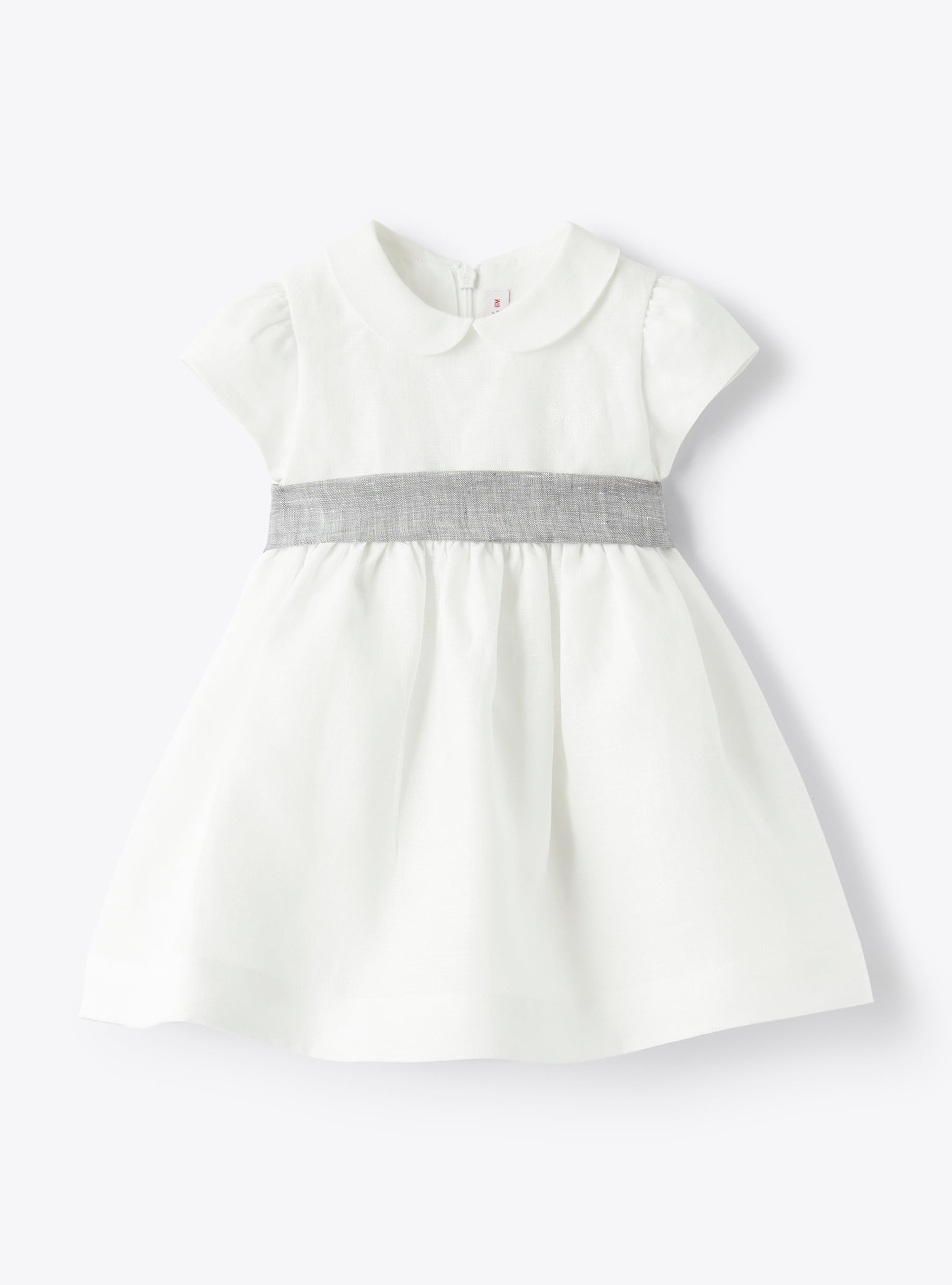 Babykleid für Mädchen aus Leinen - Kleider - Il Gufo