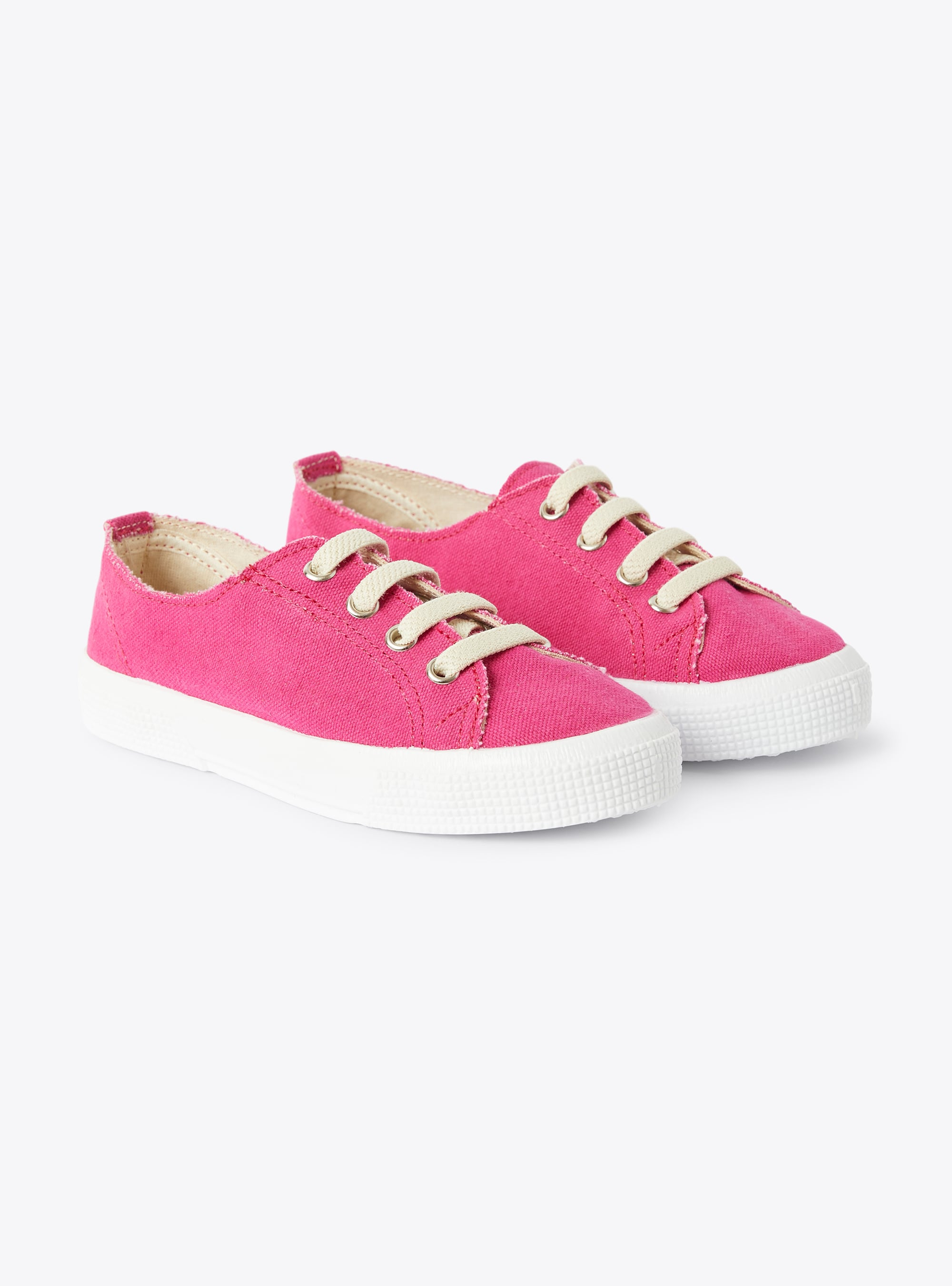 Sneaker in fuchsia-pink canvas - Shoes - Il Gufo