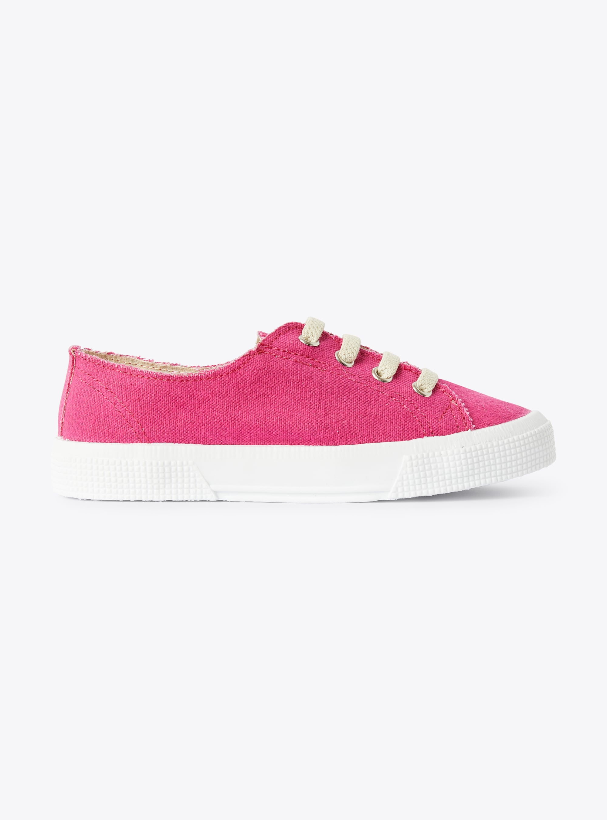 Sneaker in fuchsia-pink canvas - Fuchsia | Il Gufo