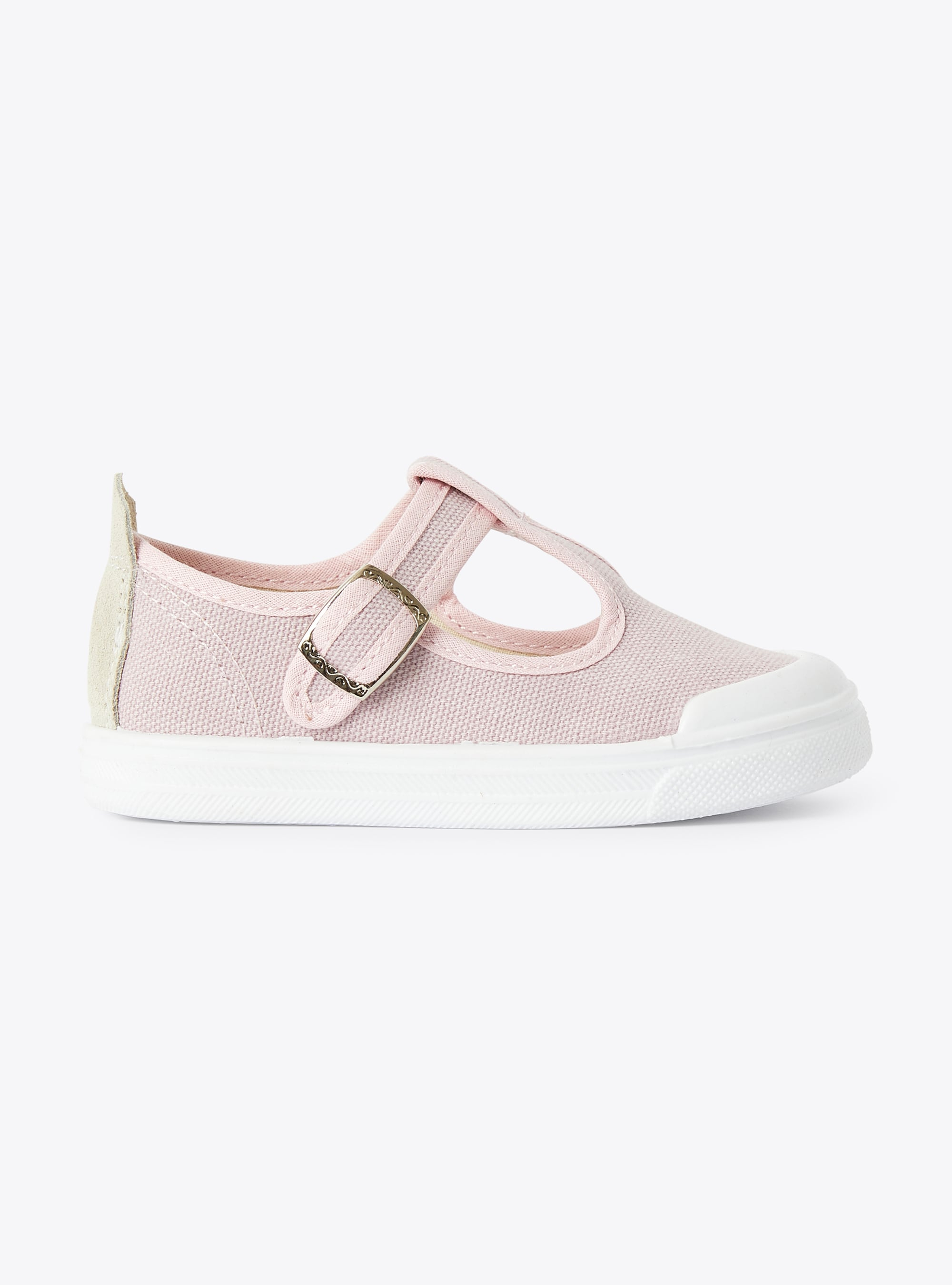 Sandal in canvas with buckle detail - Fuchsia | Il Gufo