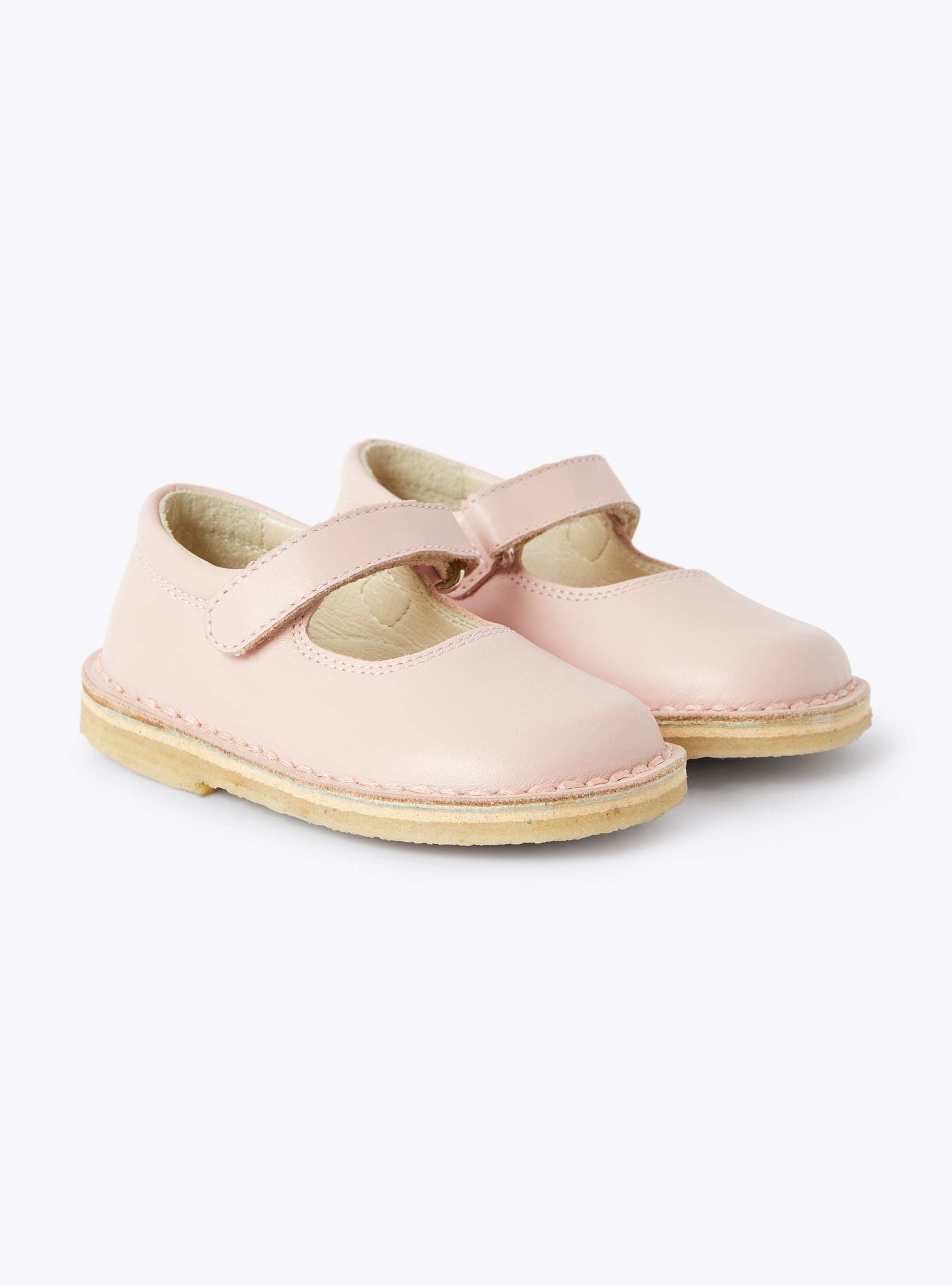 Ballet flat for babies in pink leather - Shoes - Il Gufo