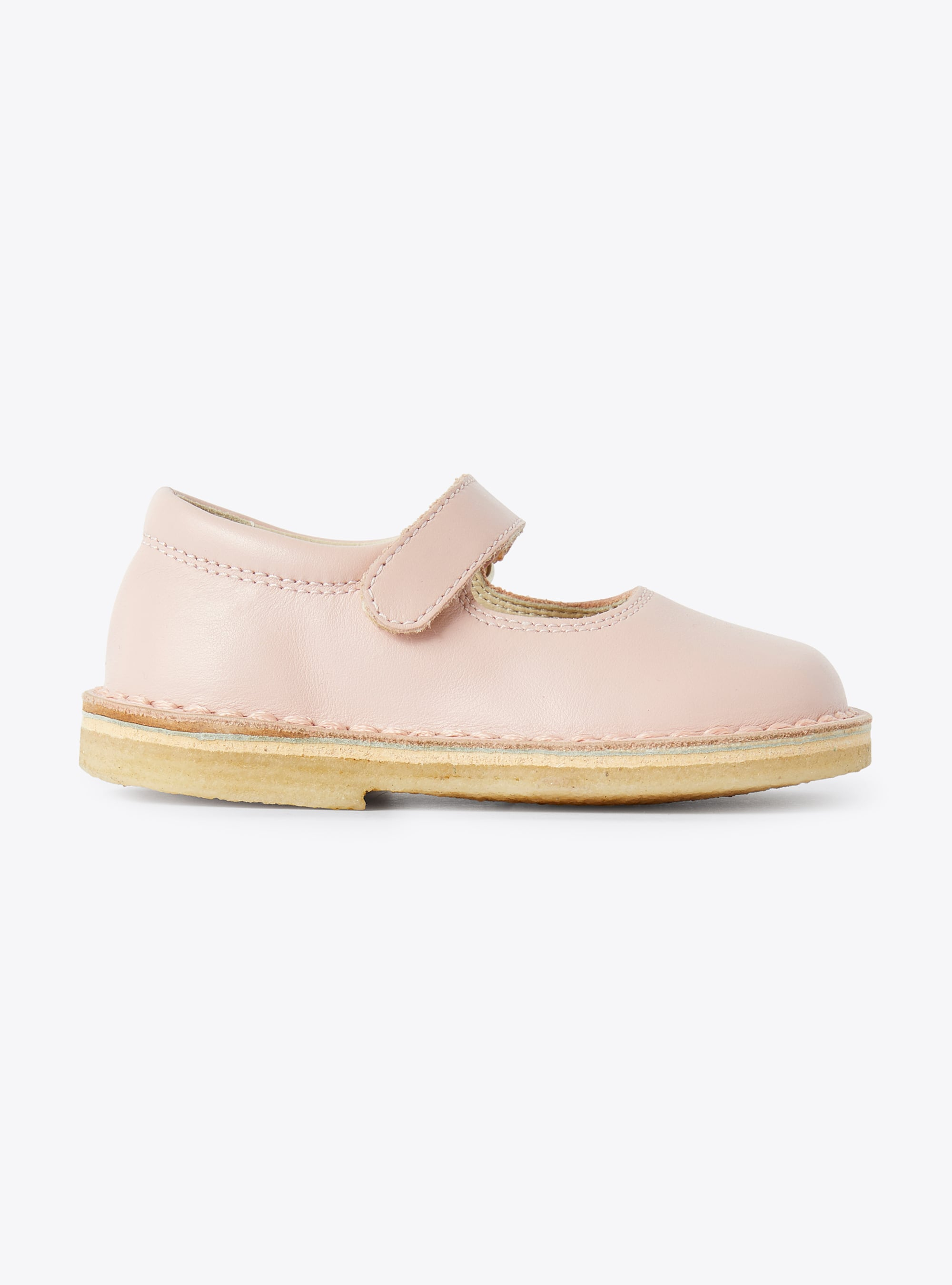 Ballet flat for babies in pink leather - Pink | Il Gufo