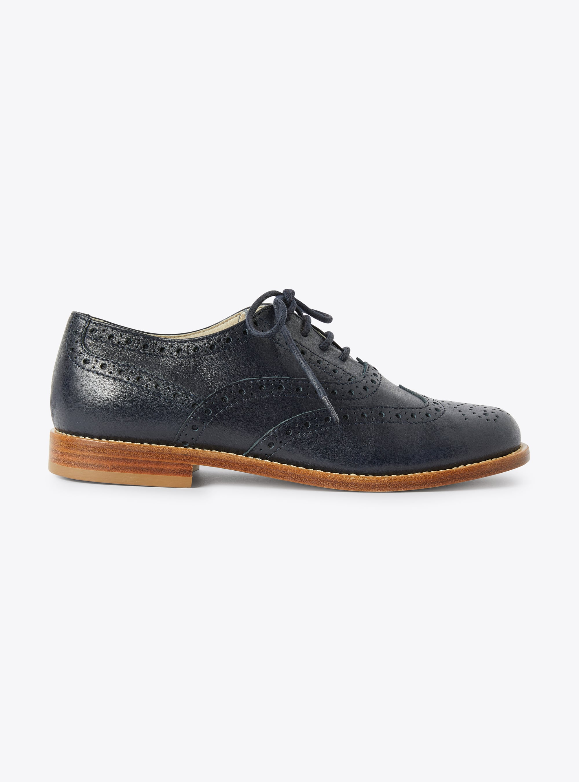 Leather lace-up shoes - Blue | Il Gufo