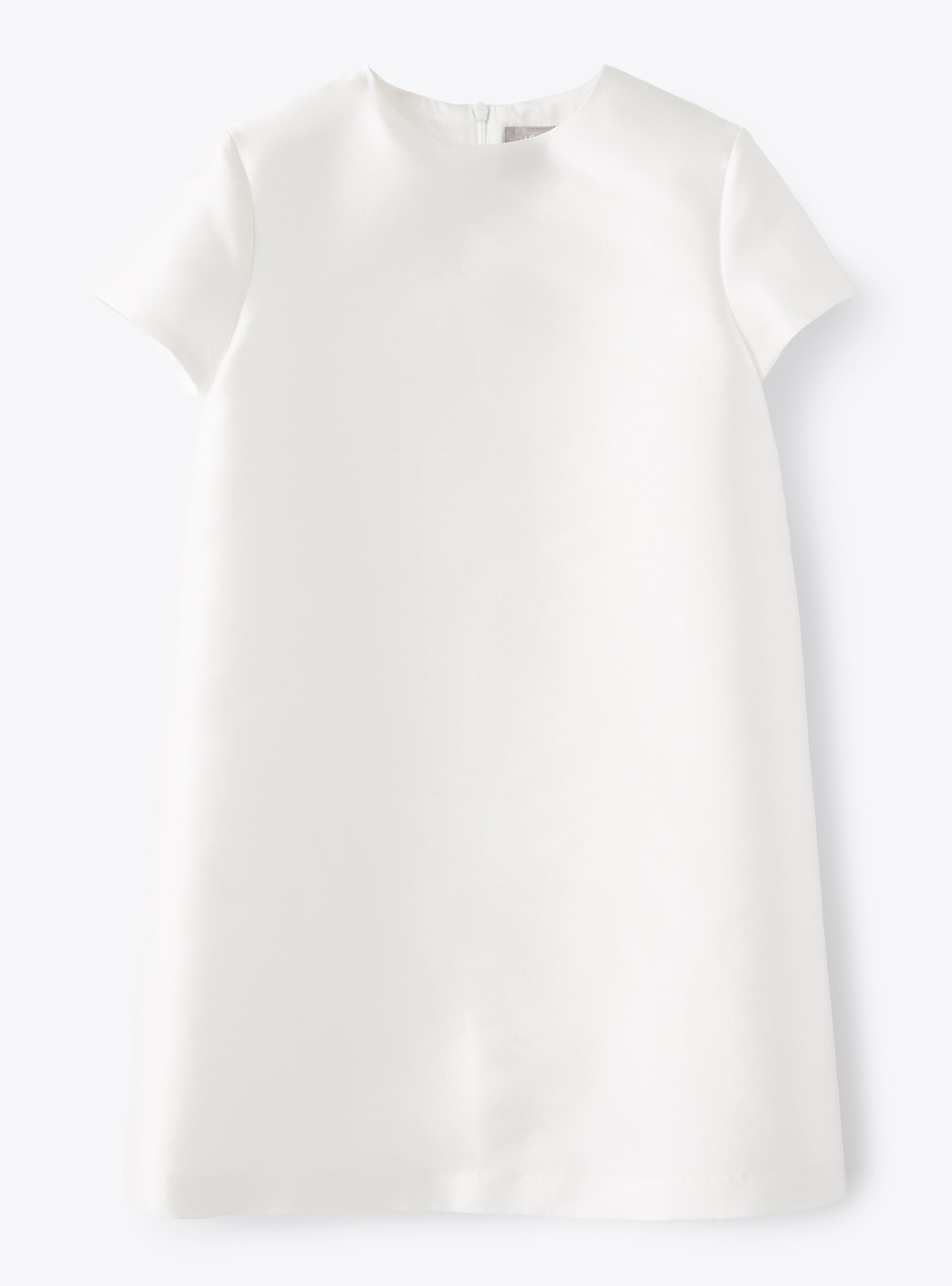 Short-sleeve dress in mikado - Dresses - Il Gufo