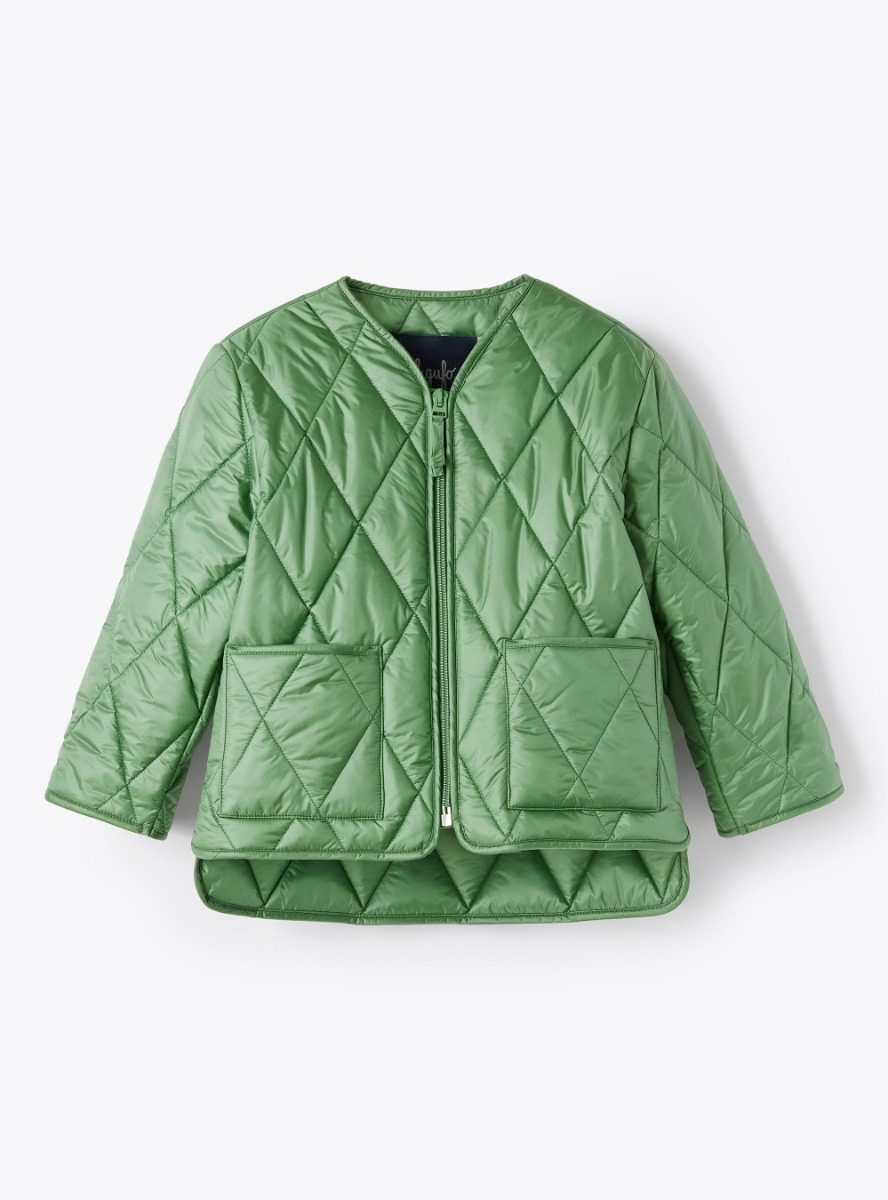 Green jacket with eco-friendly padding - Down Jackets - Il Gufo