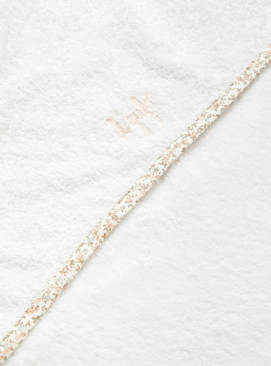 Set Handtuch und Waschlappen aus Baumwollfrottee - Weiss | Il Gufo