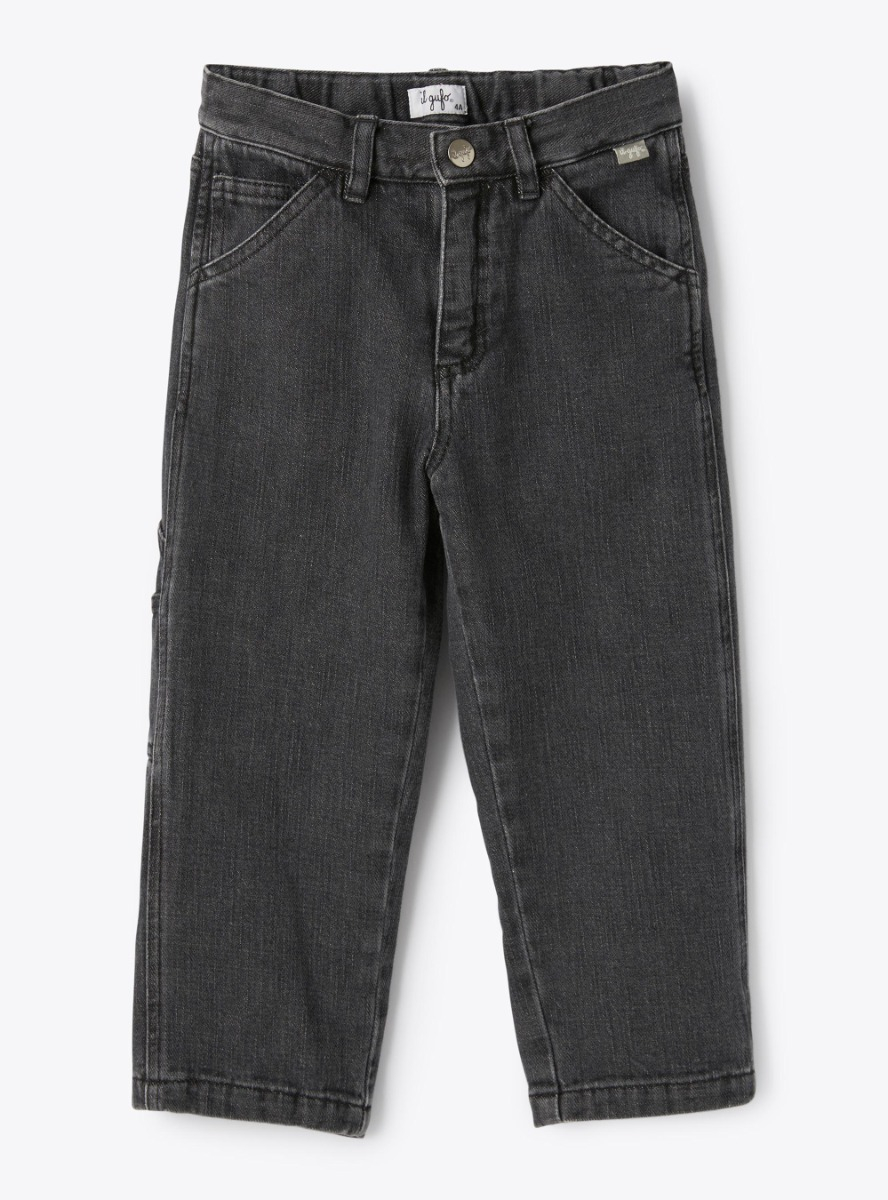 Denim workwear pants - Black | Il Gufo