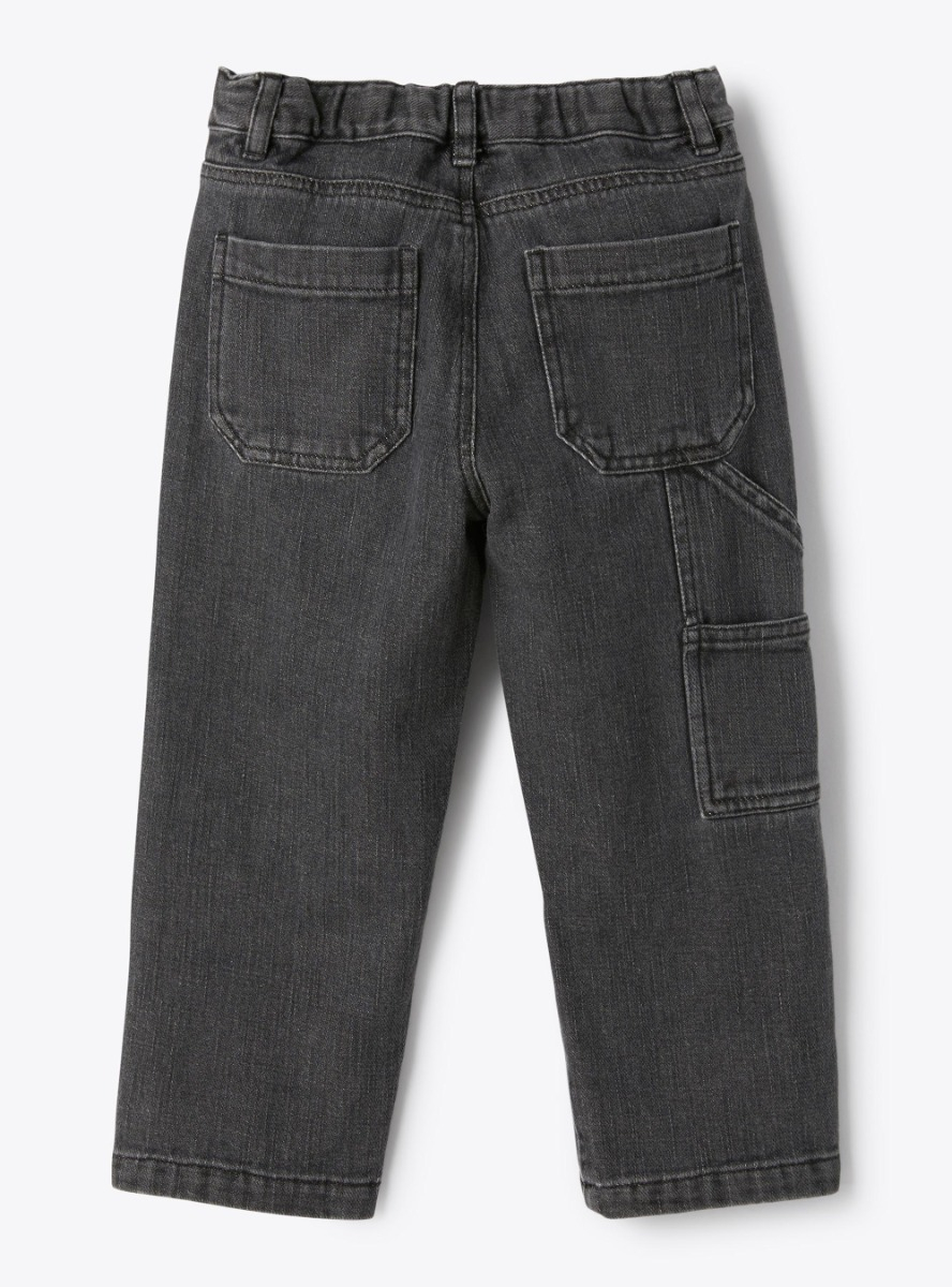 Denim workwear pants - Black | Il Gufo