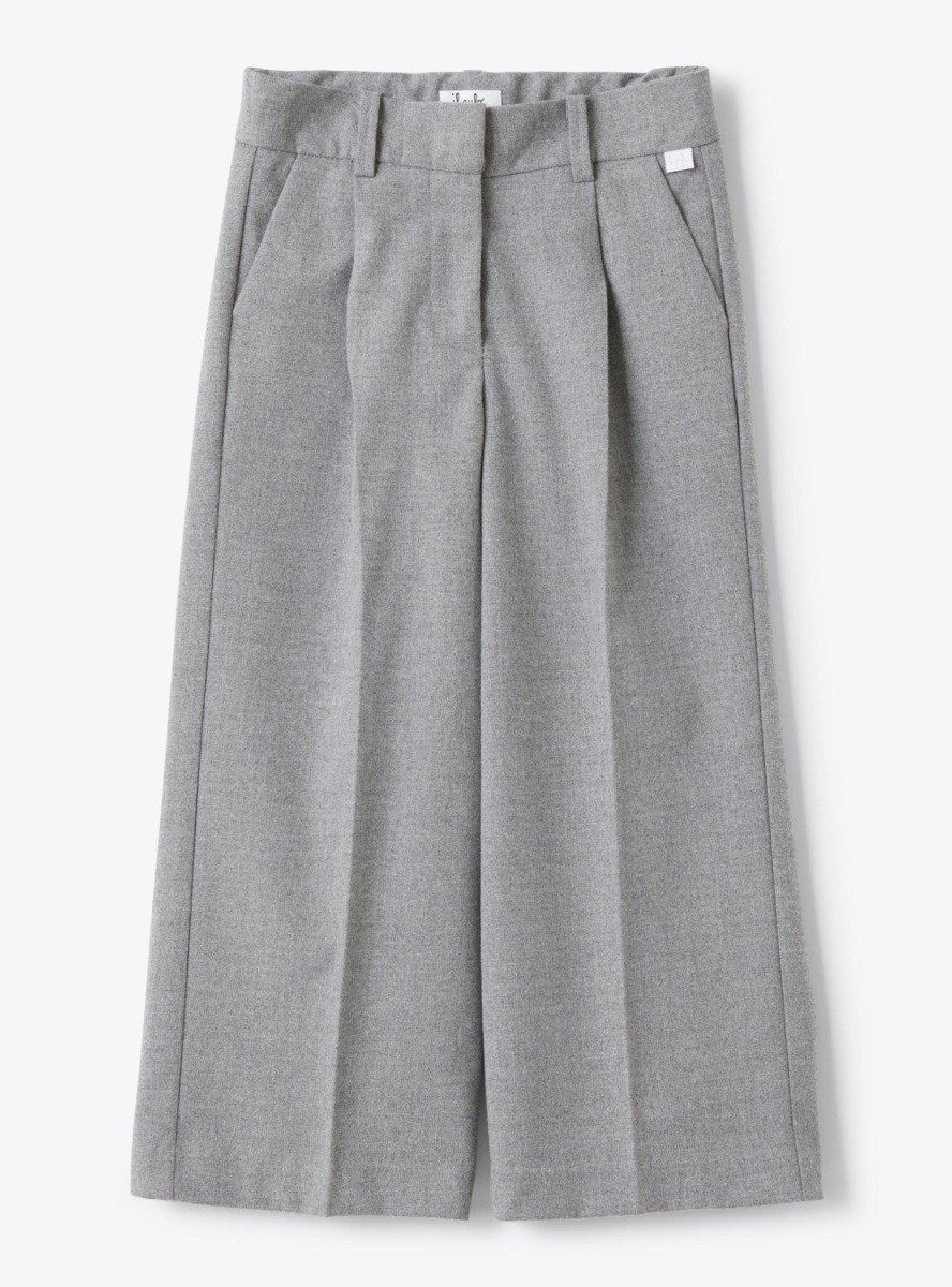 Pleated palazzo pants - Trousers - Il Gufo