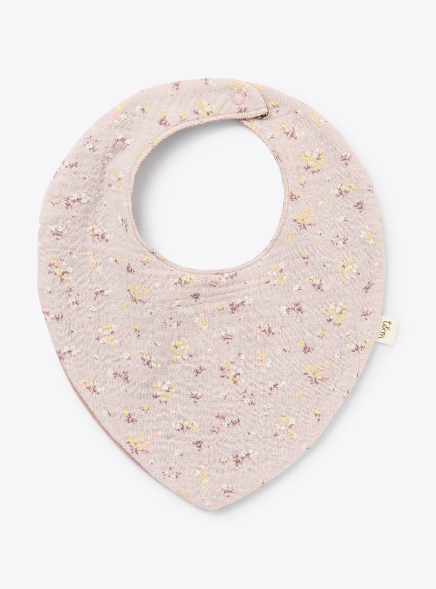 Organic cotton gauze and upcycled chenille bib - Accessories - Il Gufo