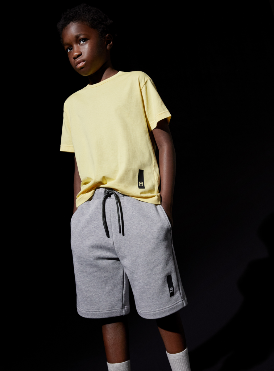 T-shirt in organic cotton - Yellow | Il Gufo