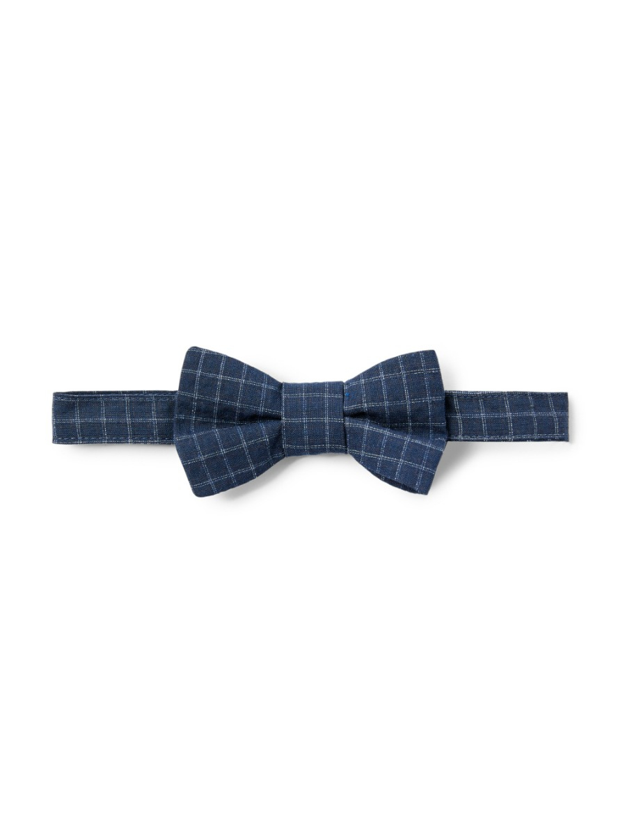 Striped seersucker bow tie - Accessories - Il Gufo