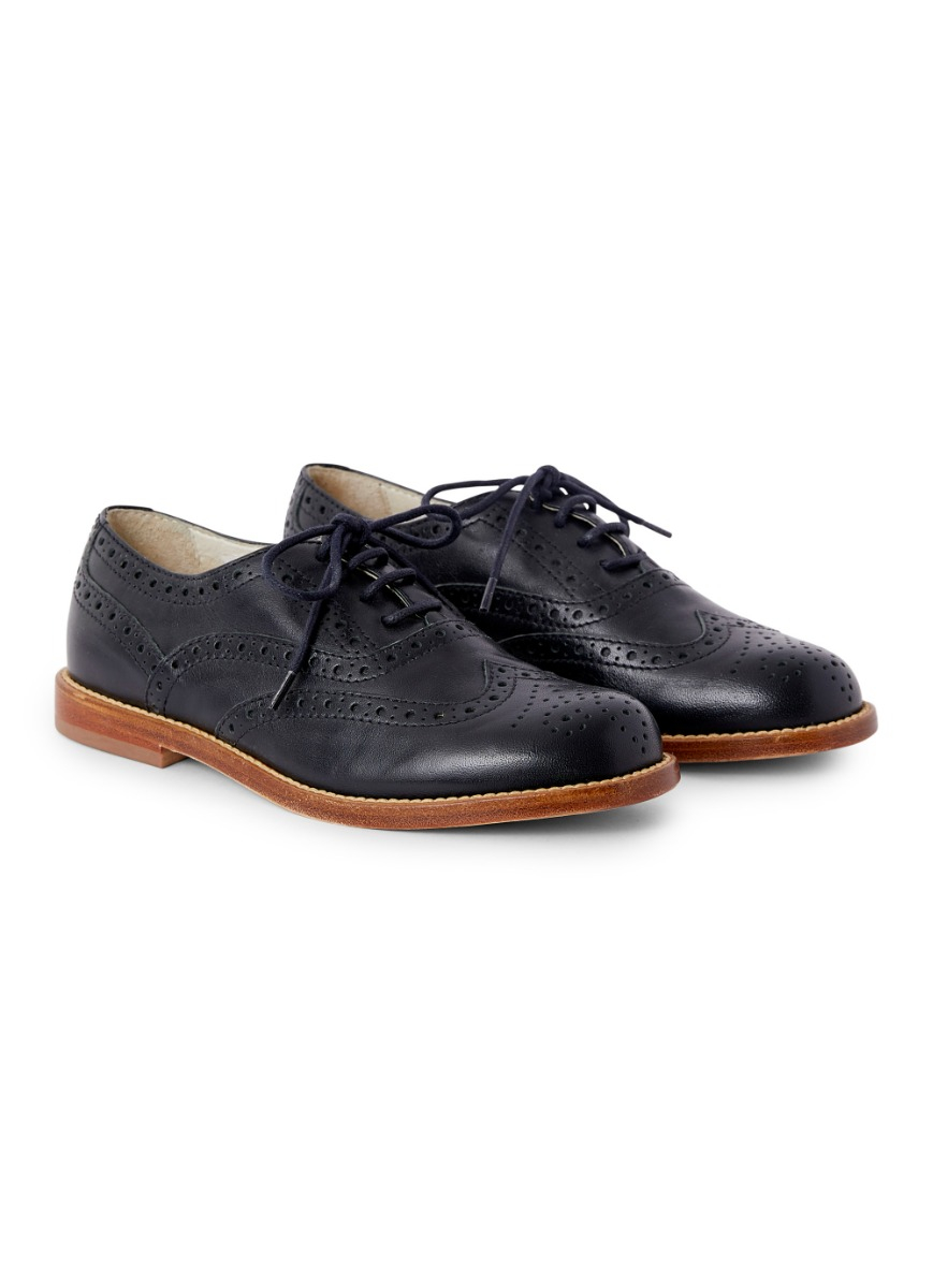 Blue leather lace-up shoes - Shoes - Il Gufo