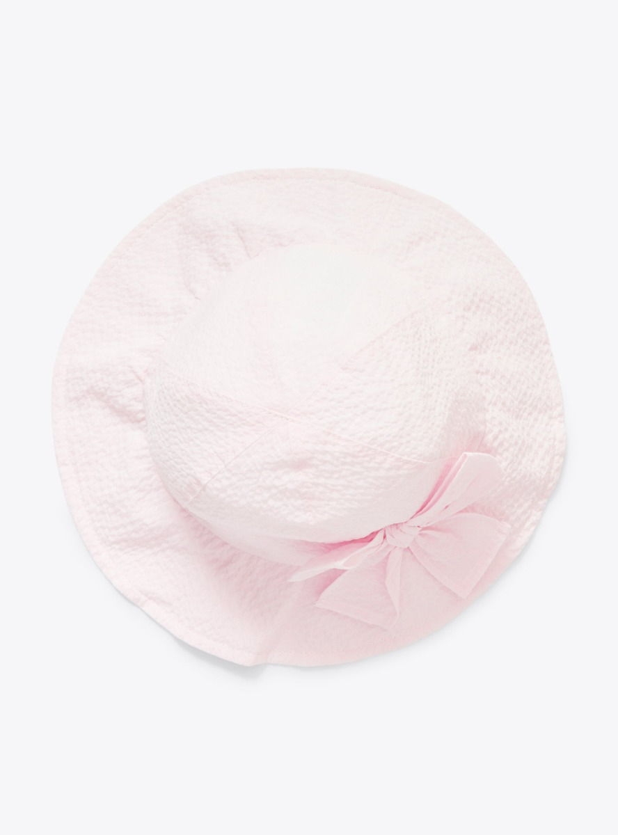 Chapeau en coton gaufré rose - Rose | Il Gufo