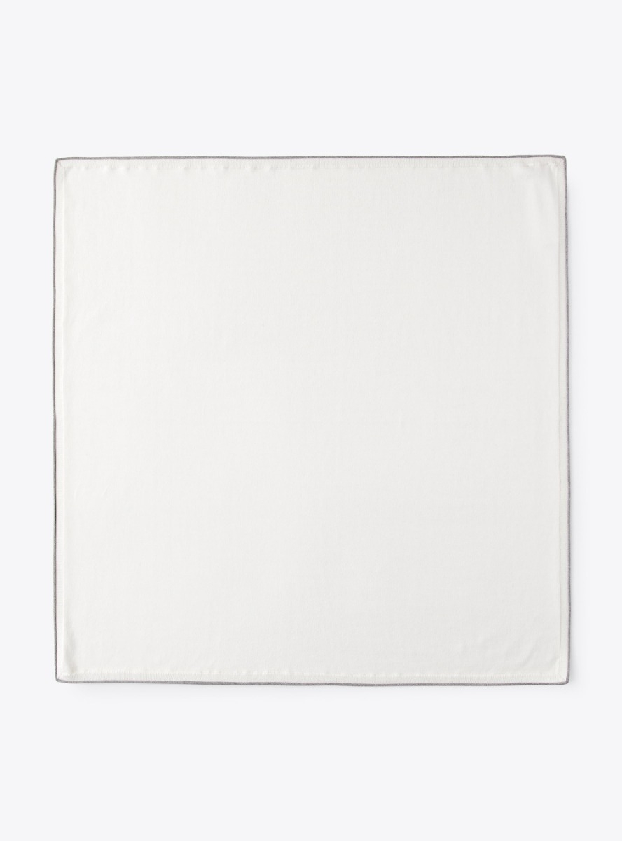 Couverture en tricot en coton biologique - Accessoires - Il Gufo