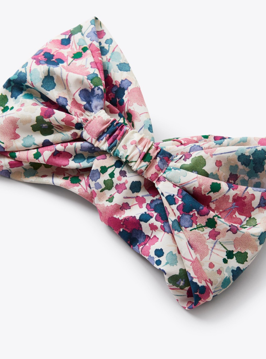 Hairband with exclusive print design - Fuchsia | Il Gufo
