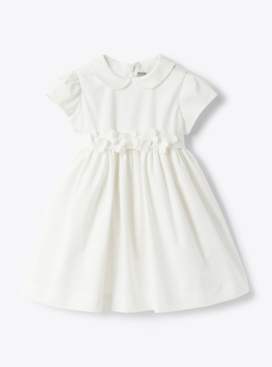 Babykleid für Mädchen aus Baumwollsatin - Kleider - Il Gufo