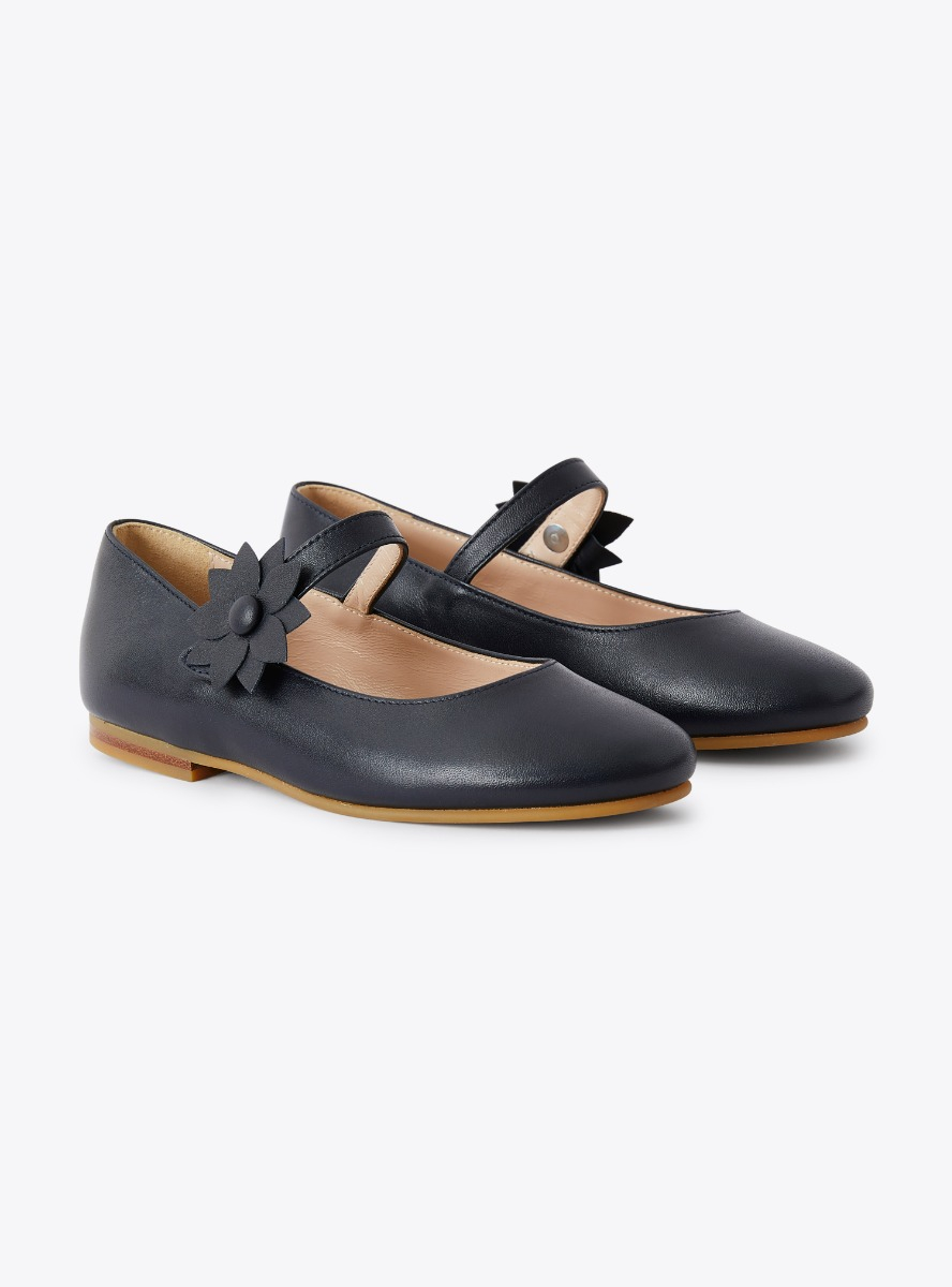 Blue leather flat shoes - Shoes - Il Gufo