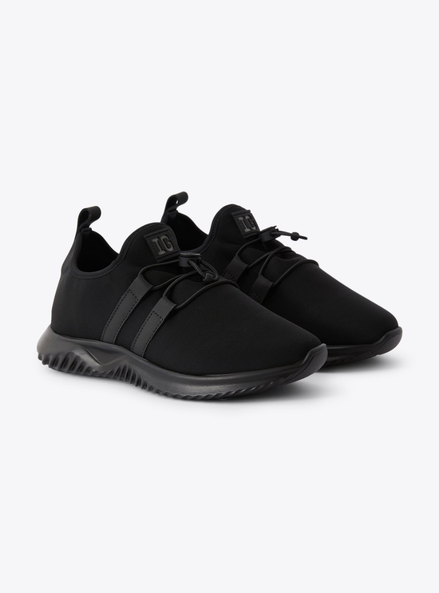 Sneakers IG en néoprène noires - Chaussures - Il Gufo