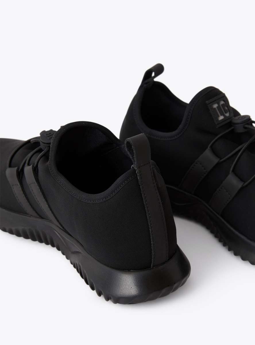 Sneakers IG en néoprène noires - Noir | Il Gufo